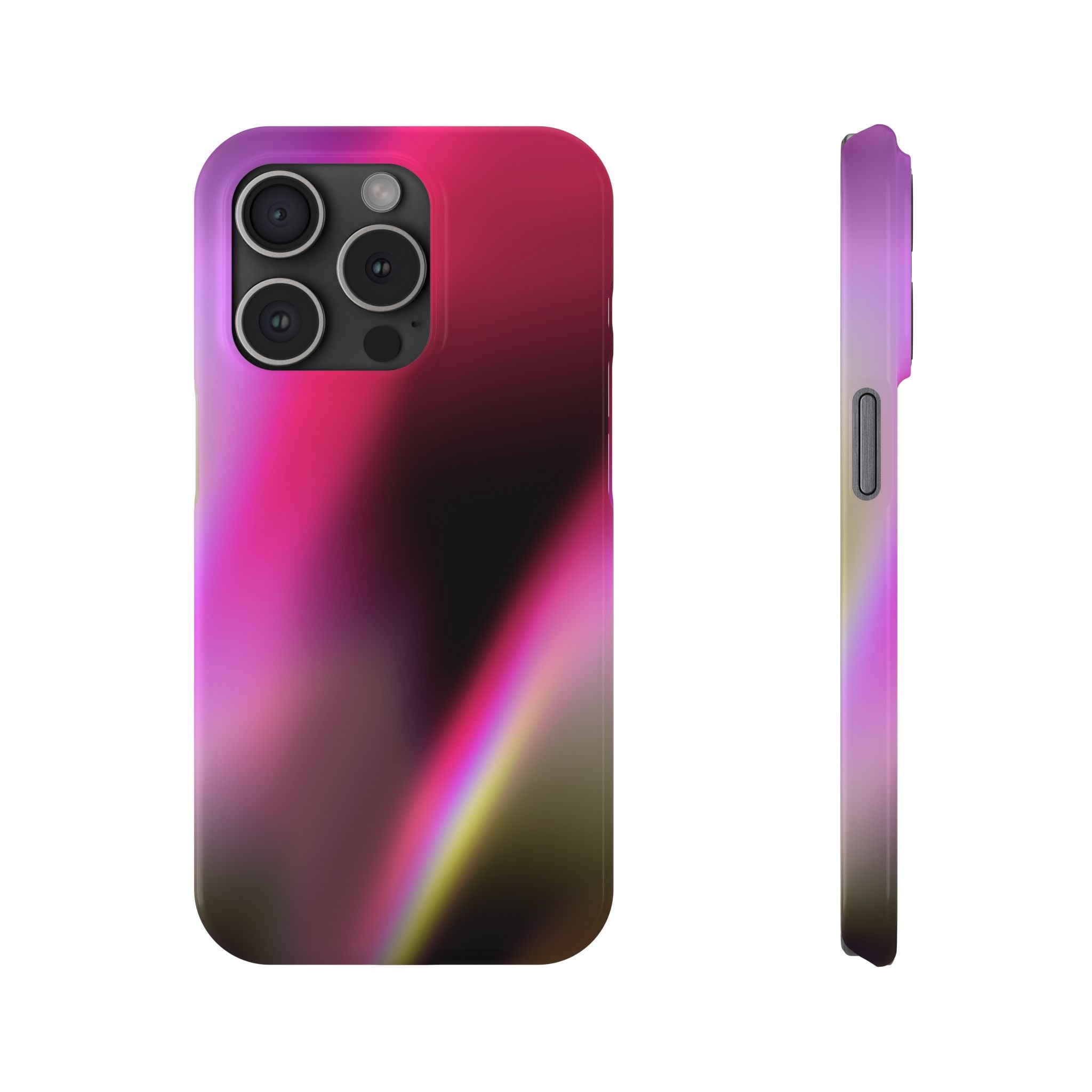 AURORA iPhone slim case - Pink/Black