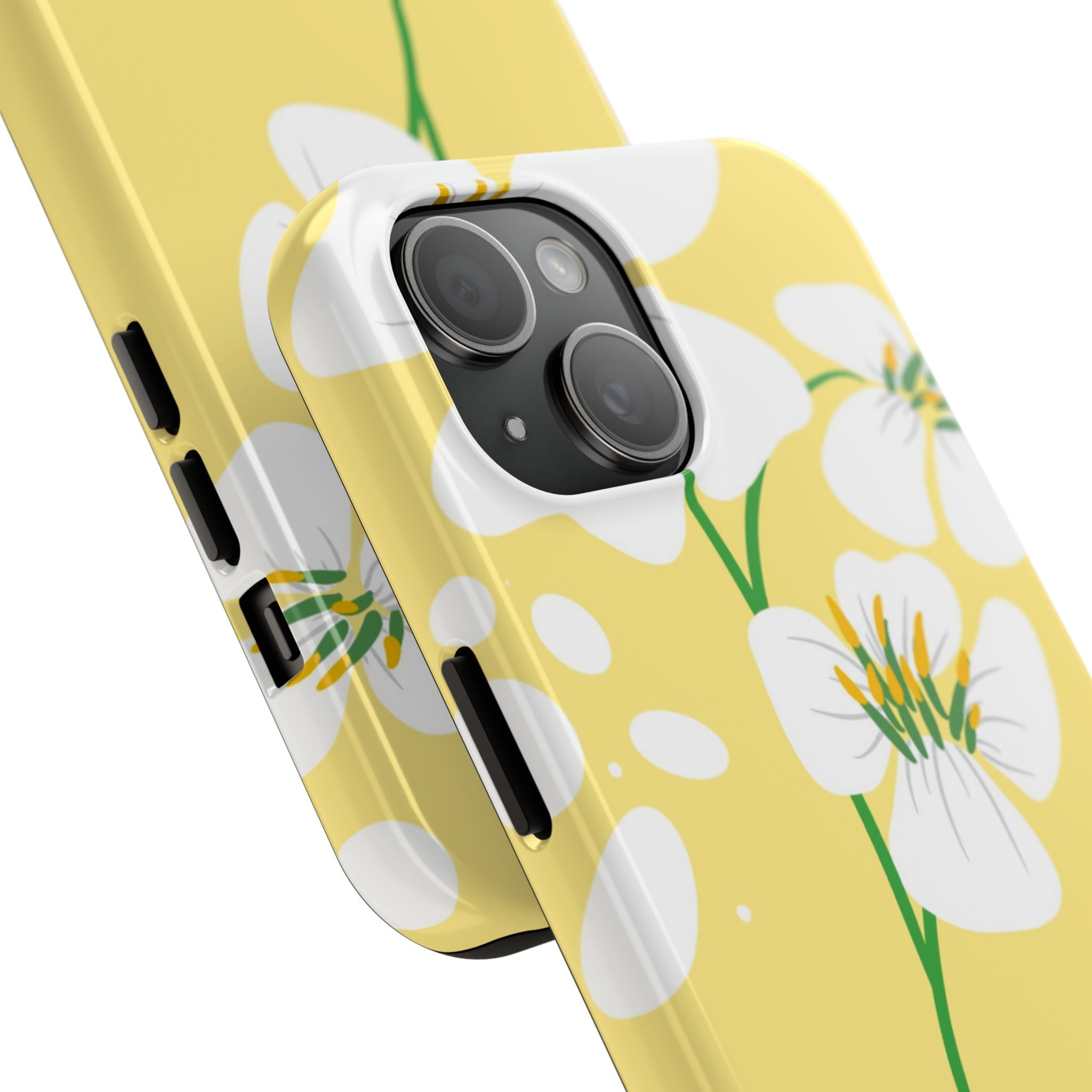 Yellow Florals iPhone Case