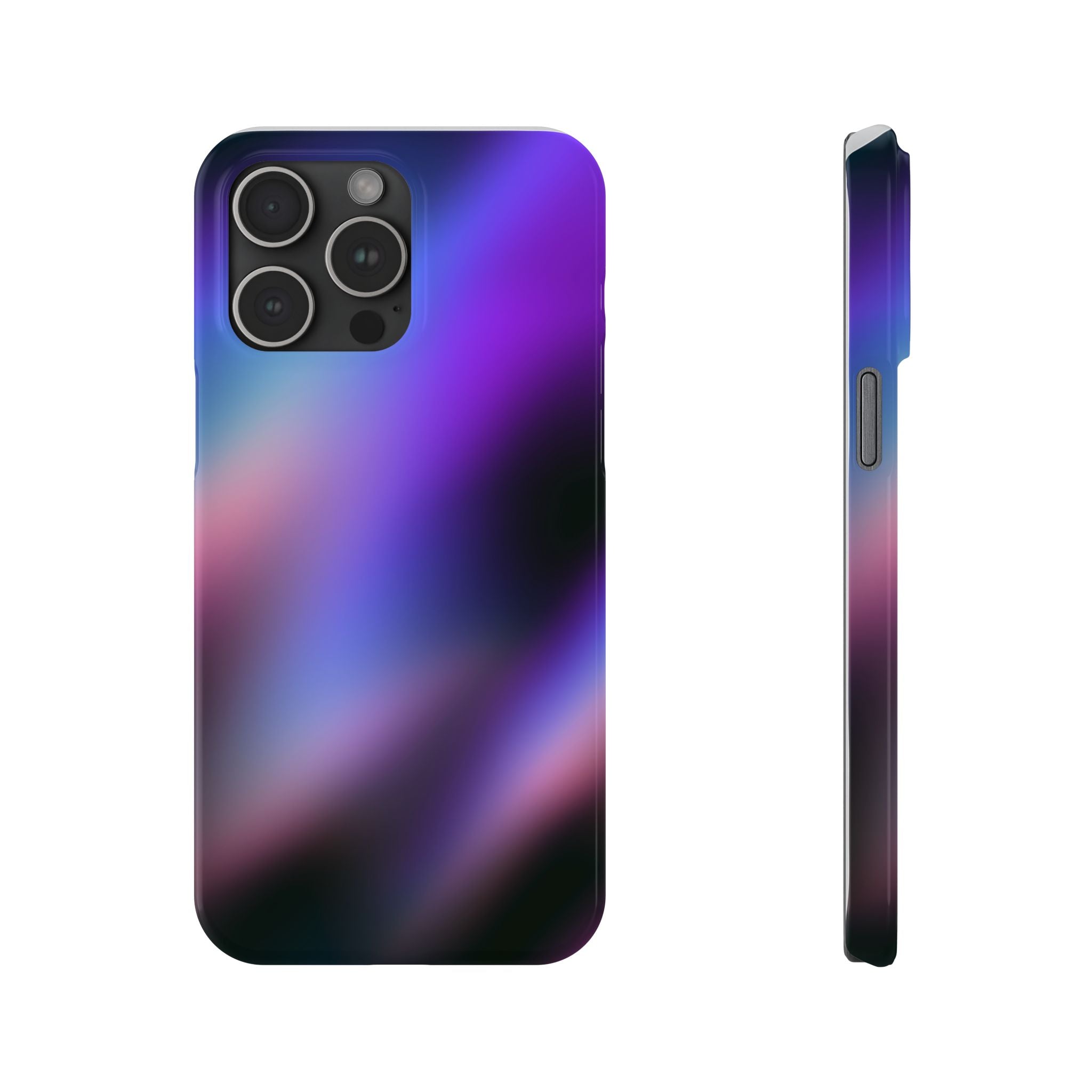 AURORA iPhone slim case - Purple/Black