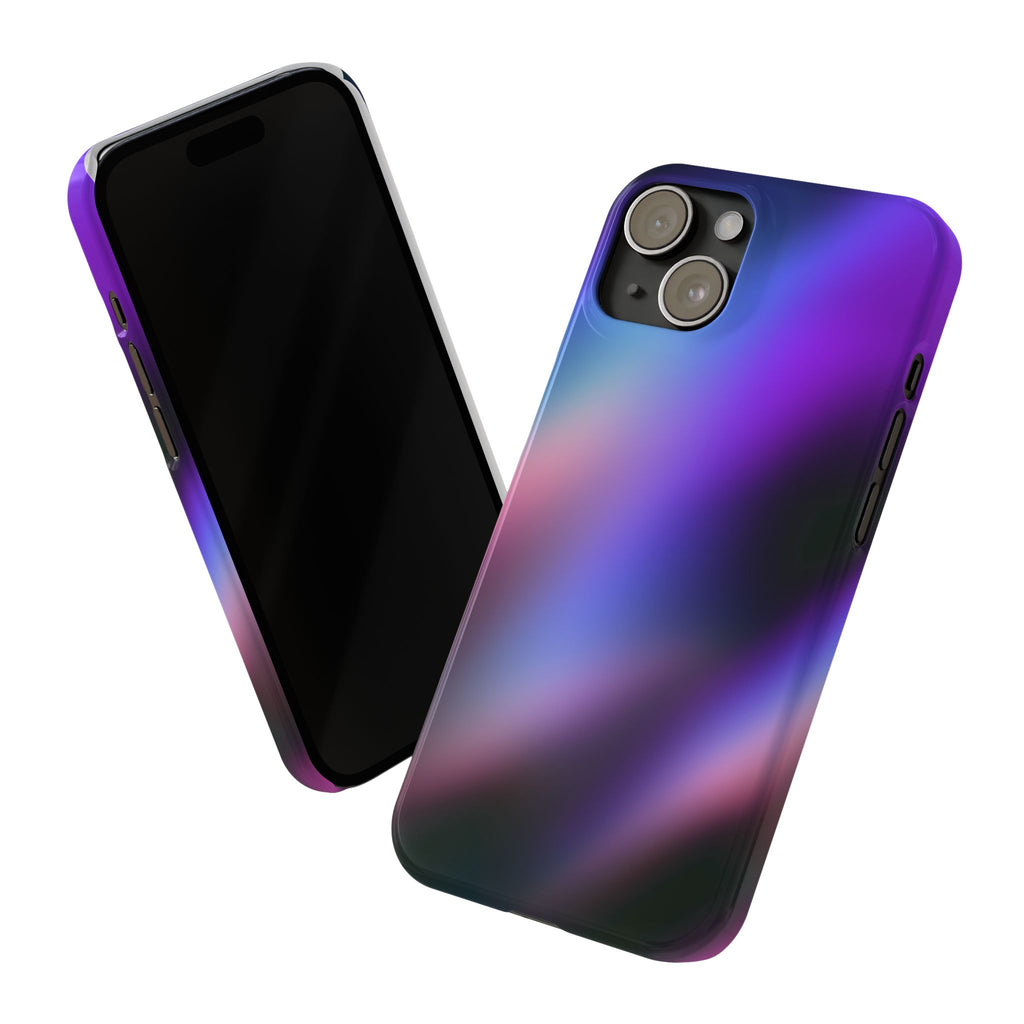 AURORA iPhone slim case - Purple/Black