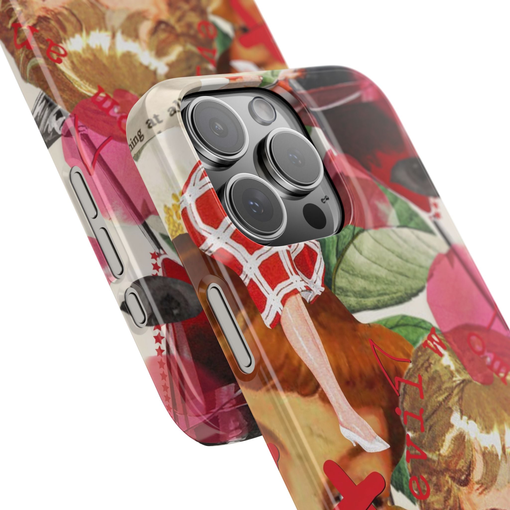 Twisted collage iPhone case