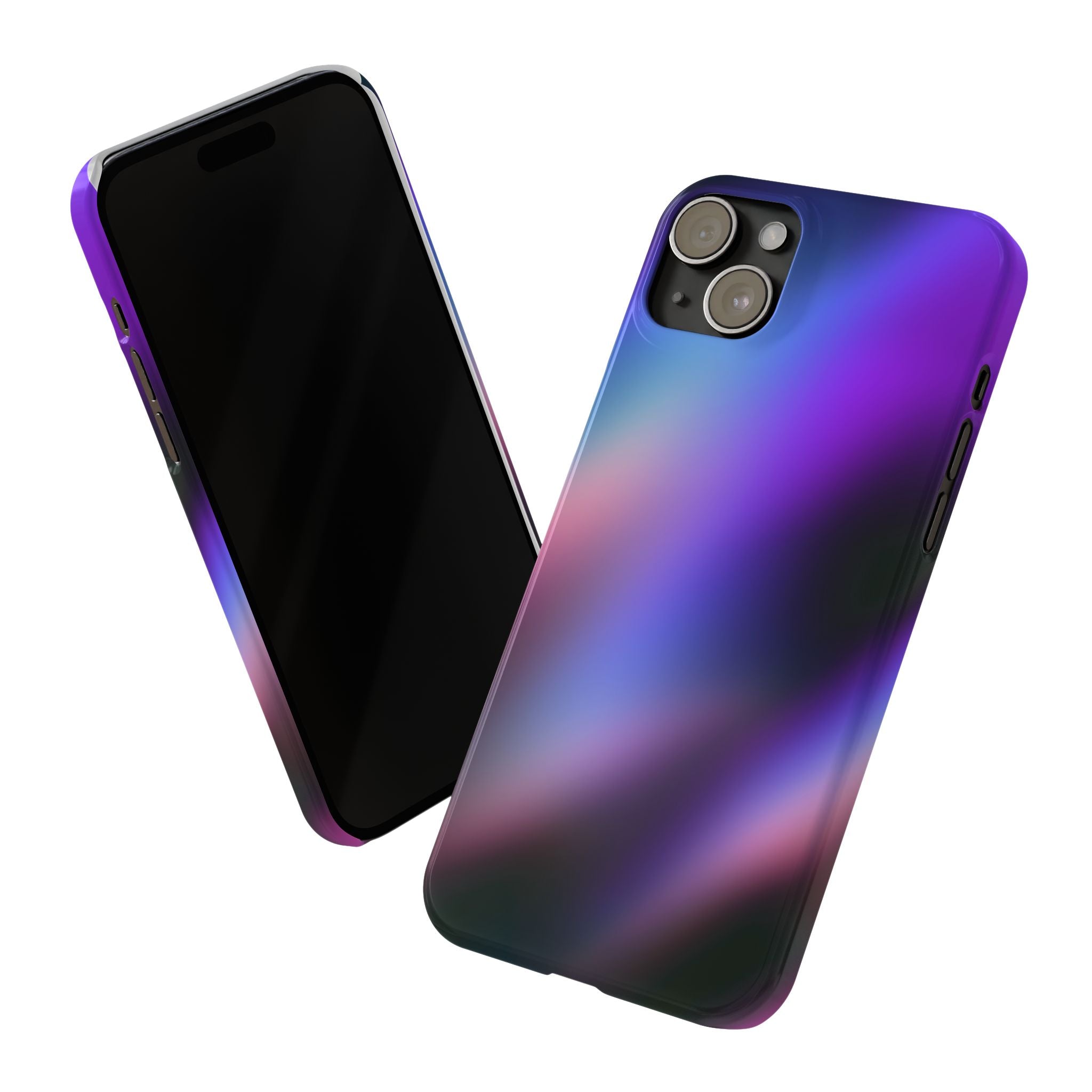 AURORA iPhone slim case - Purple/Black