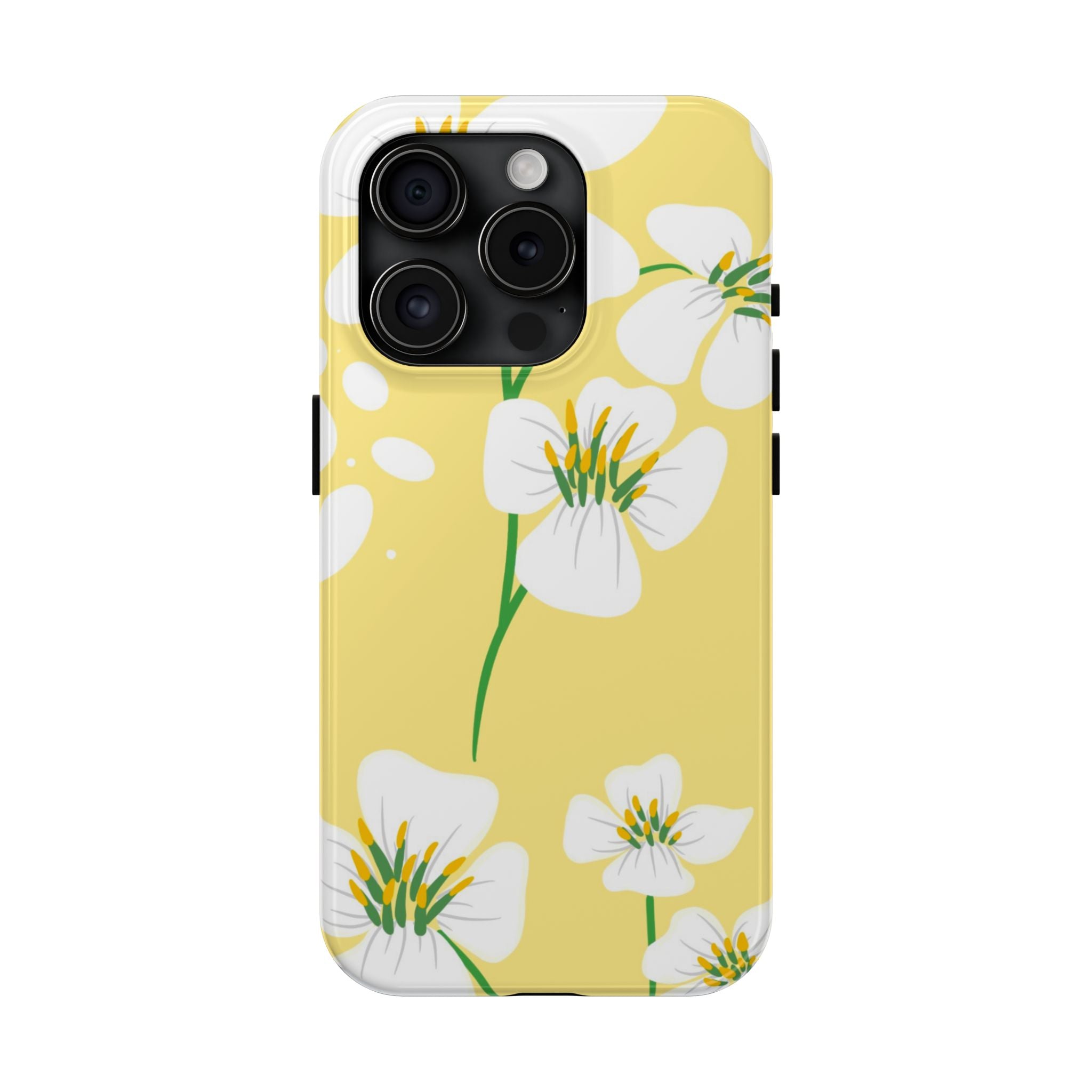 Yellow Florals iPhone Case