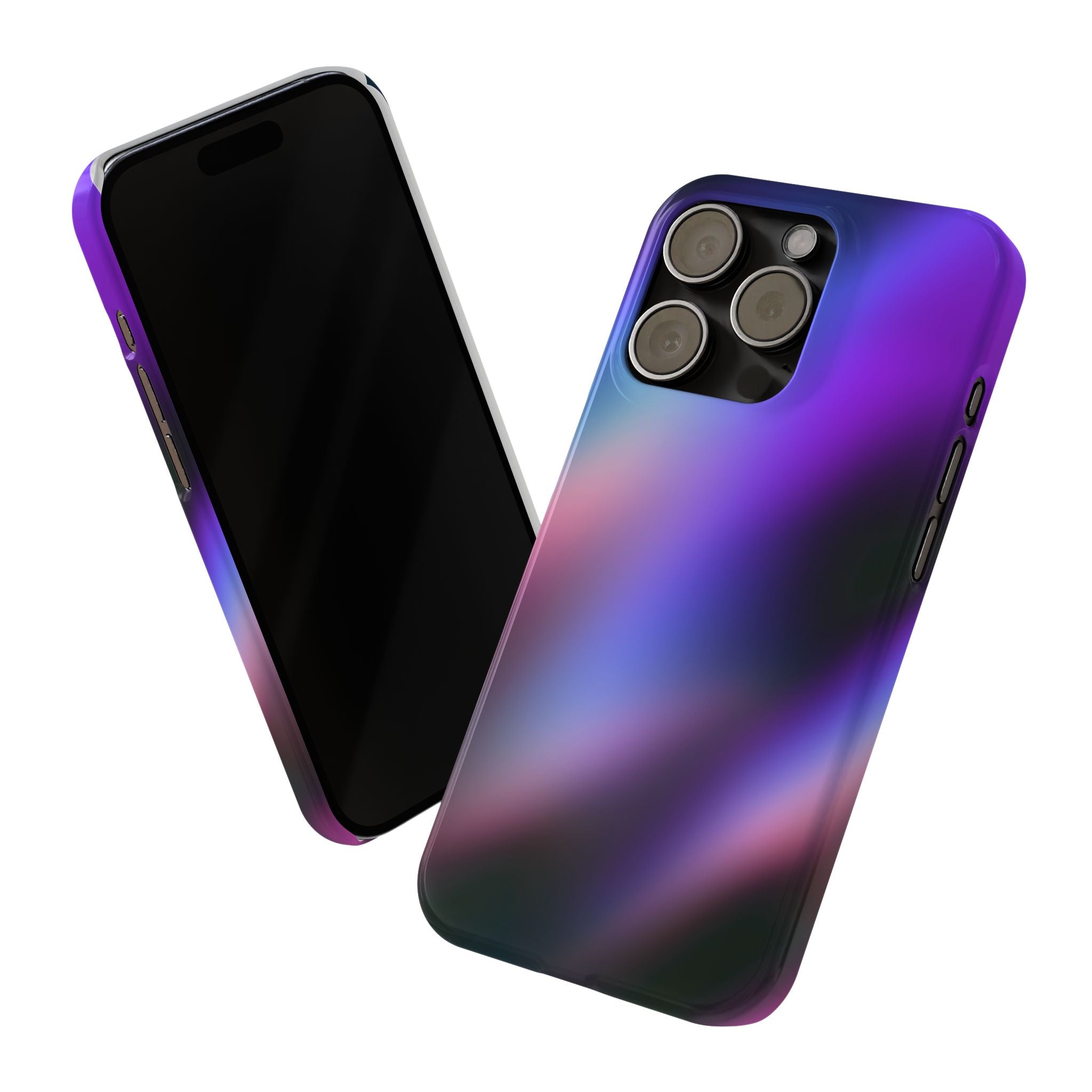 AURORA iPhone slim case - Purple/Black