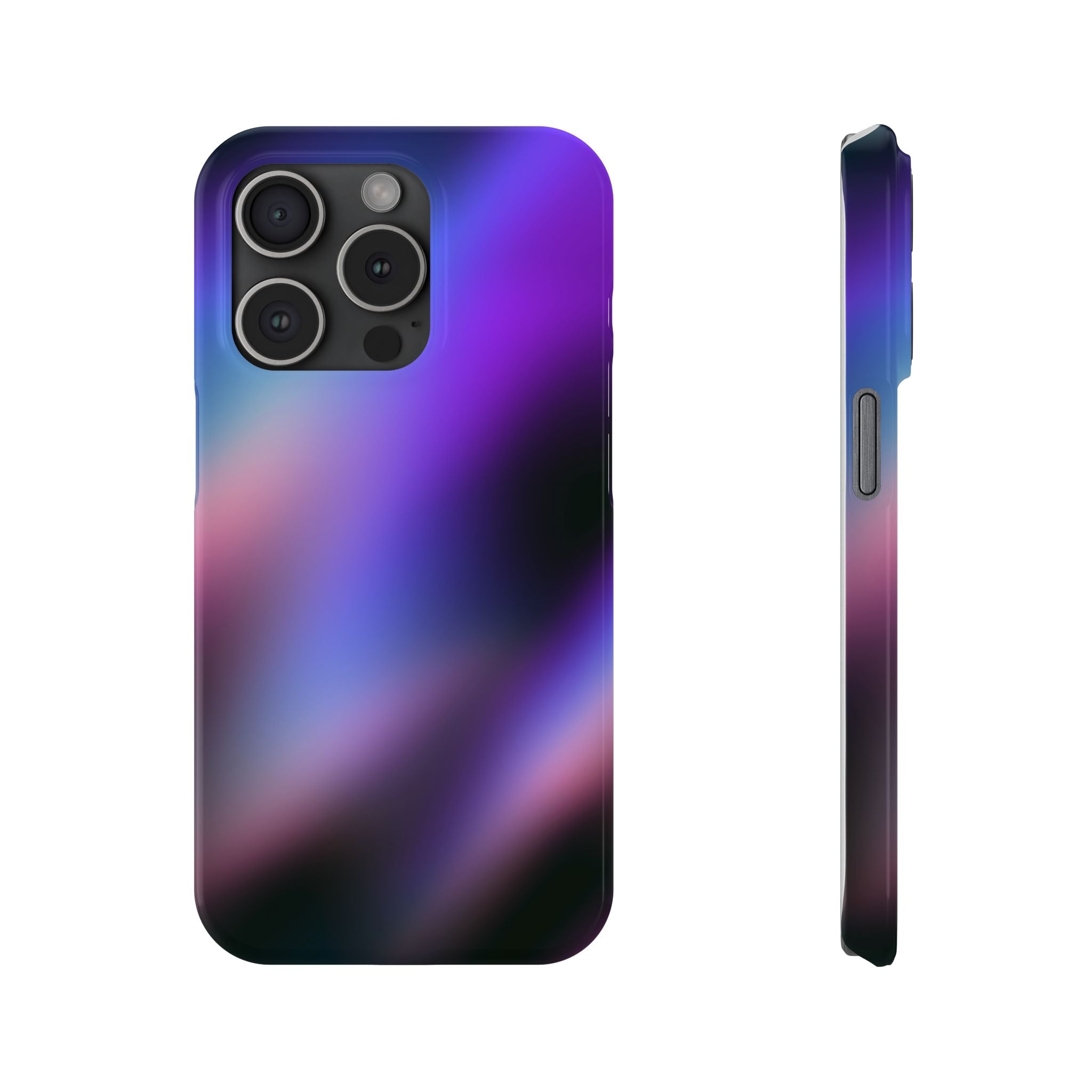 AURORA iPhone slim case - Purple/Black
