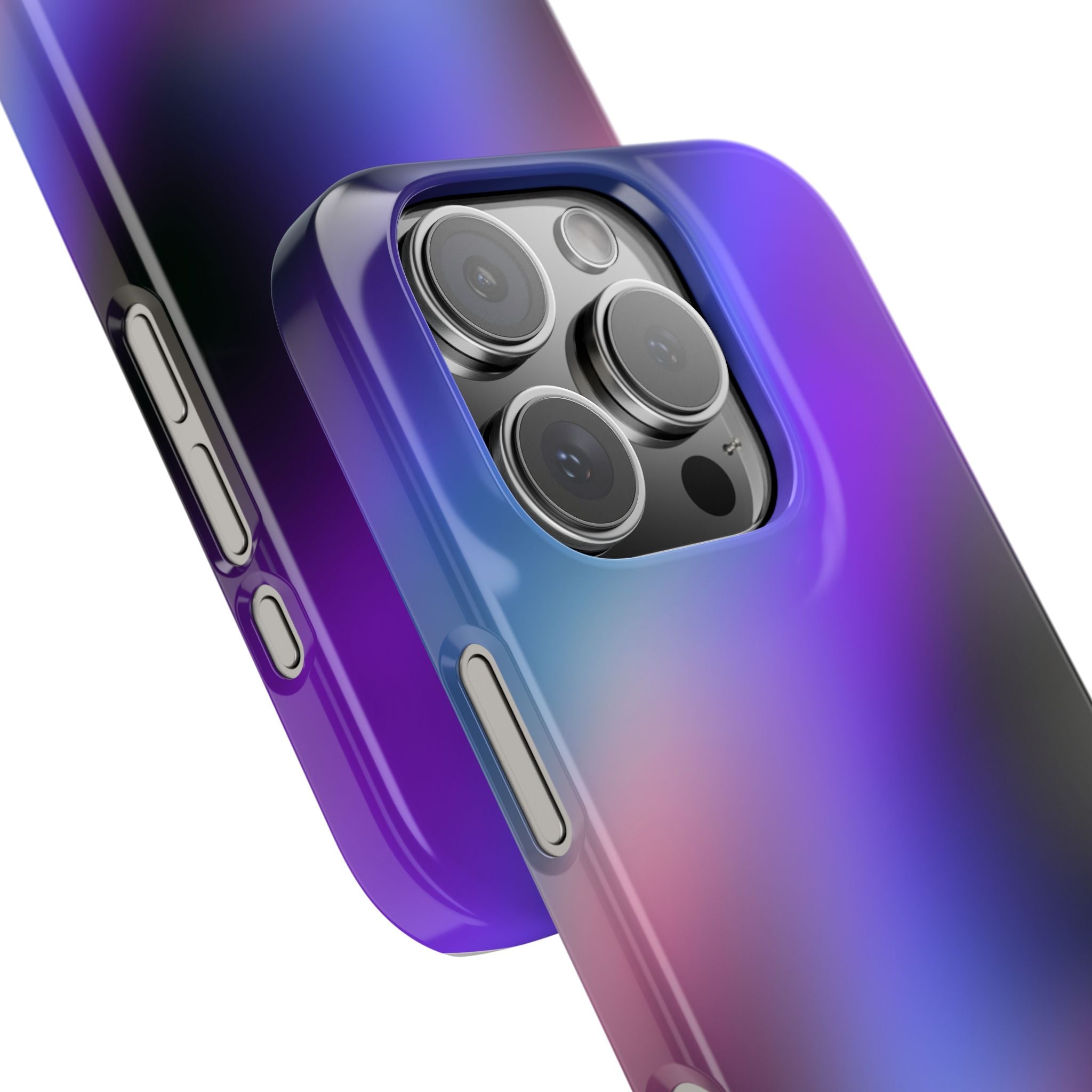 AURORA iPhone slim case - Purple/Black