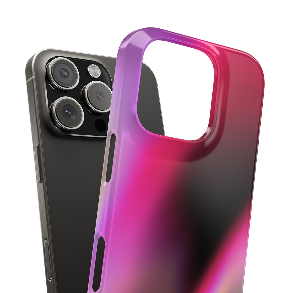 AURORA iPhone slim case - Pink/Black