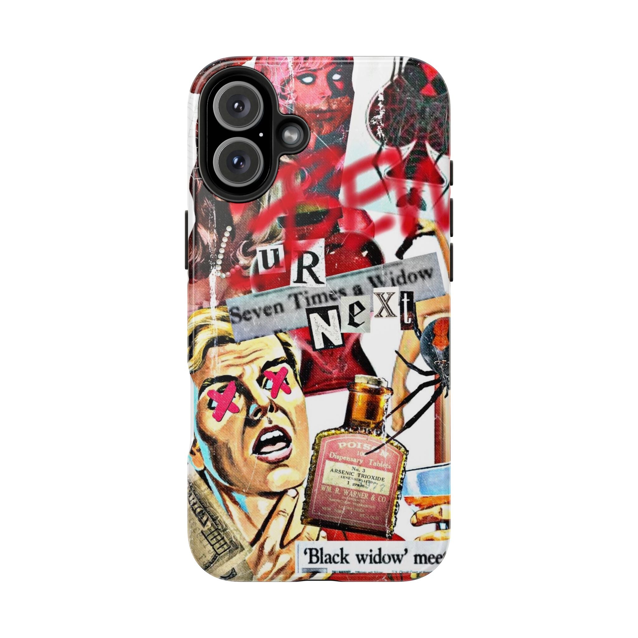 Black widow iPhone case