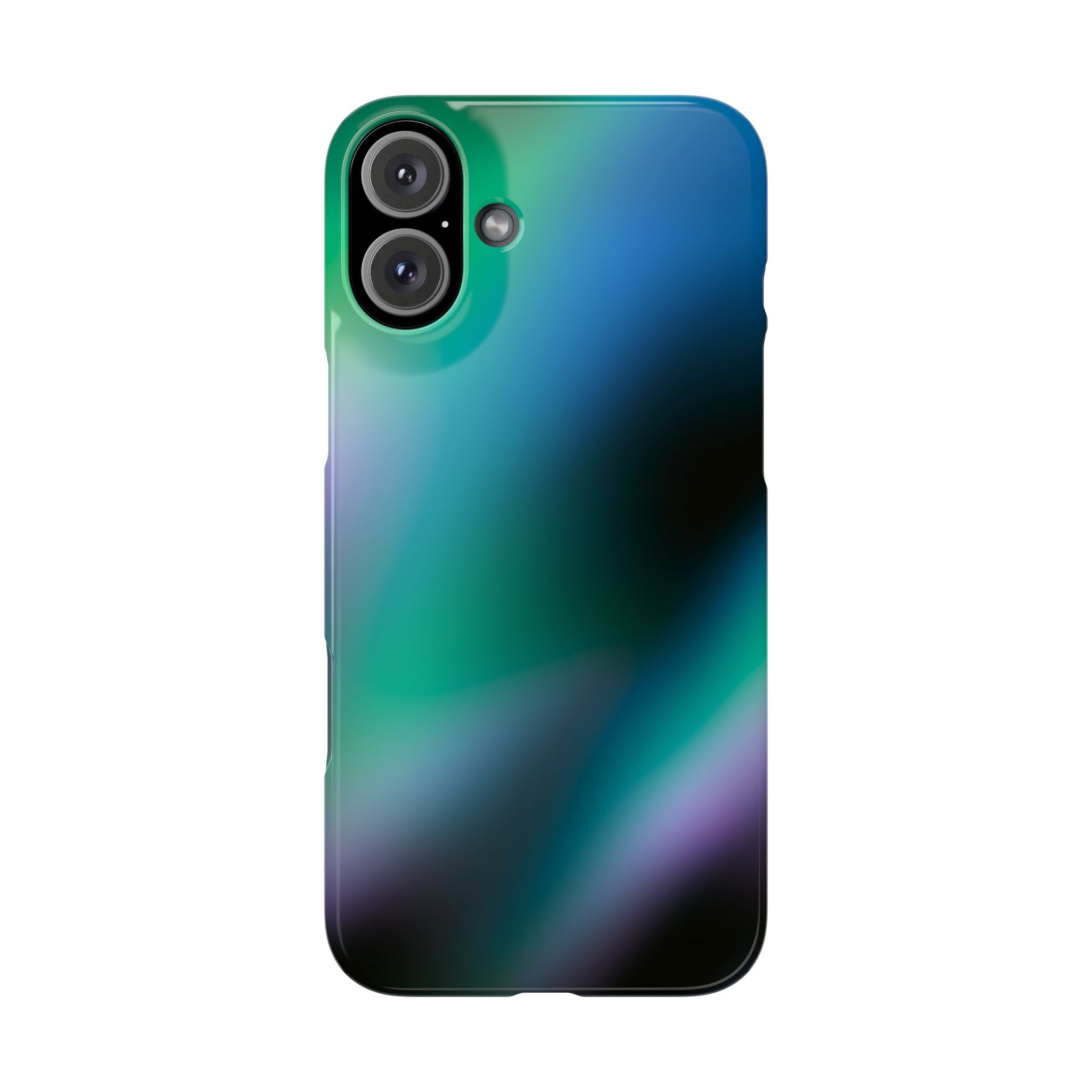 AURORA iPhone Slim case - Teal/Black