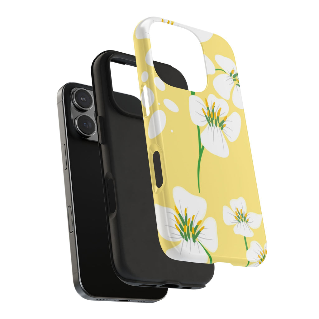 Yellow Florals iPhone Case