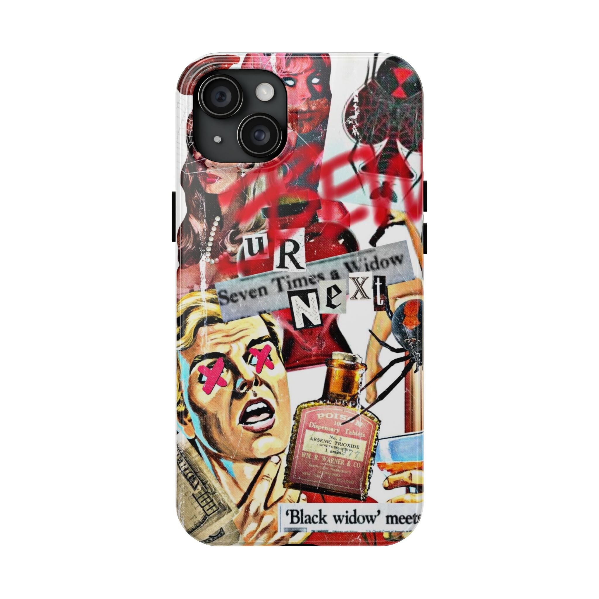 Black widow iPhone case