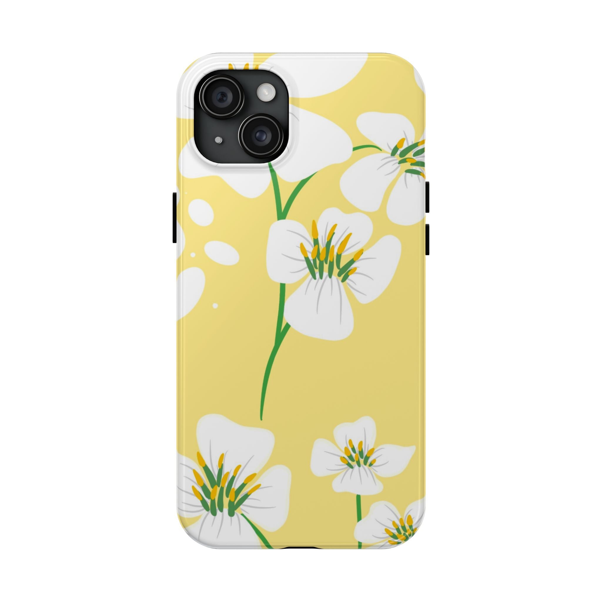 Yellow Florals iPhone Case
