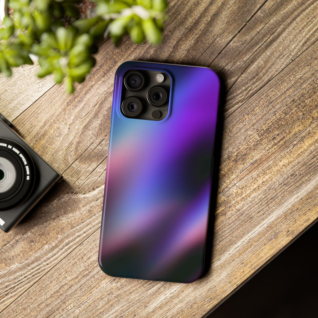 AURORA iPhone slim case - Purple/Black
