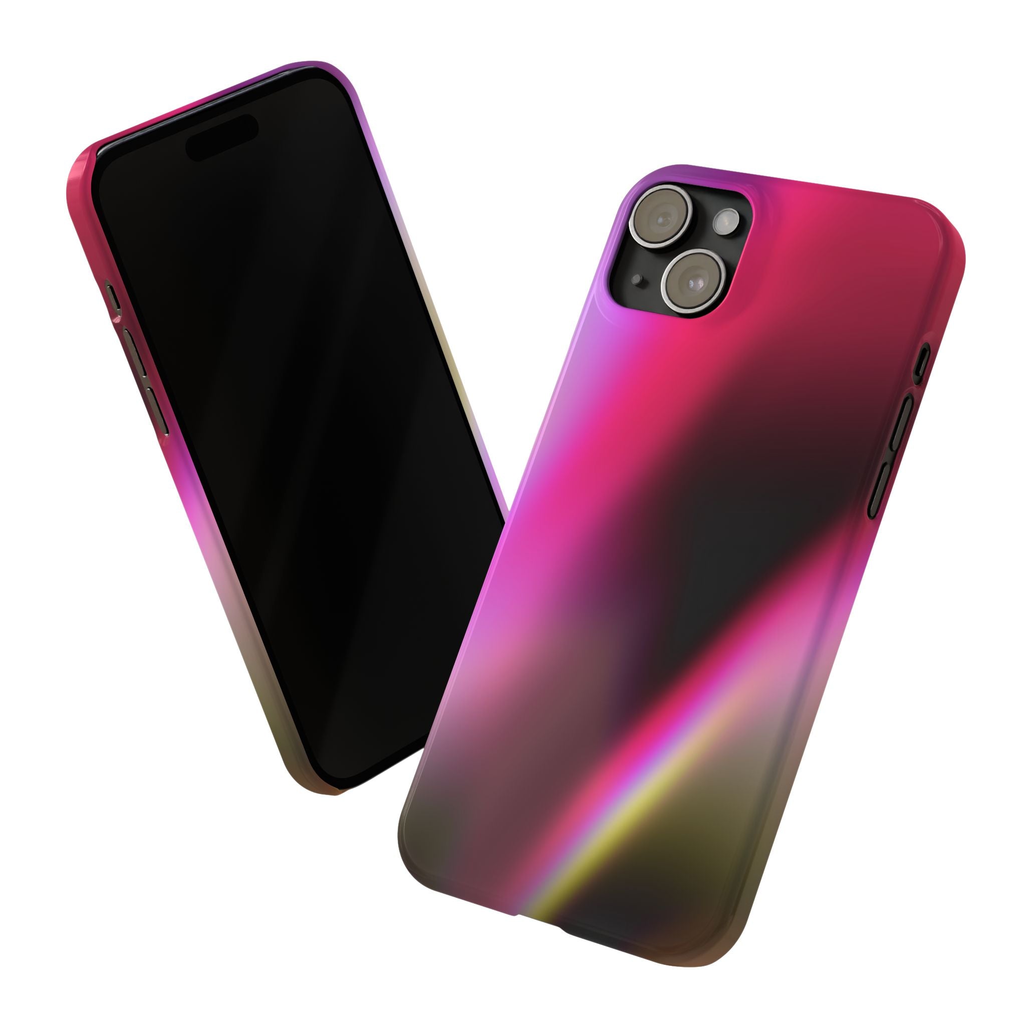 AURORA iPhone slim case - Pink/Black