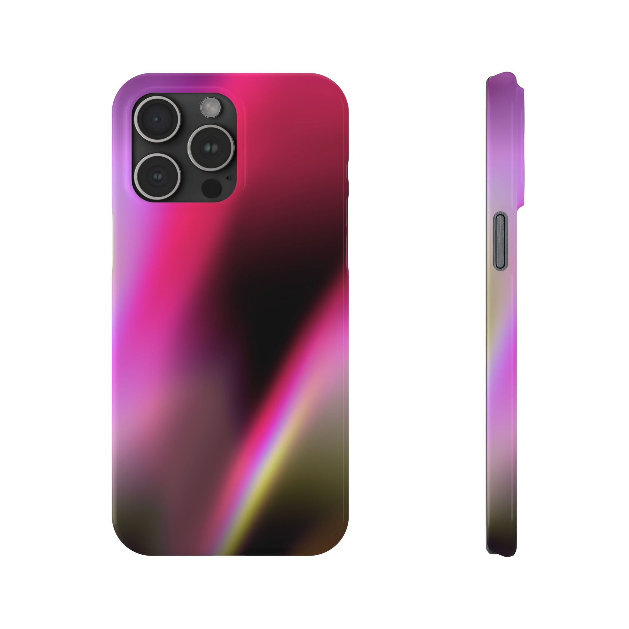 AURORA iPhone slim case - Pink/Black