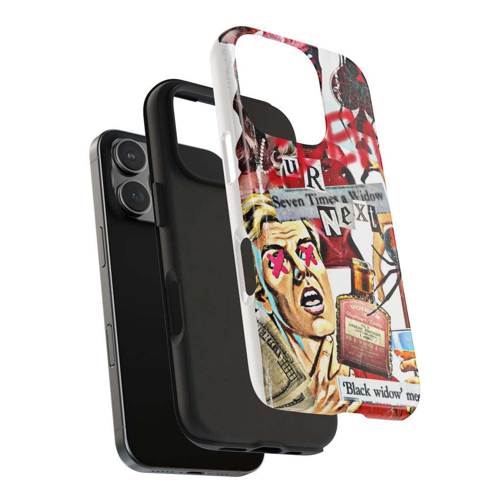 Black widow iPhone case
