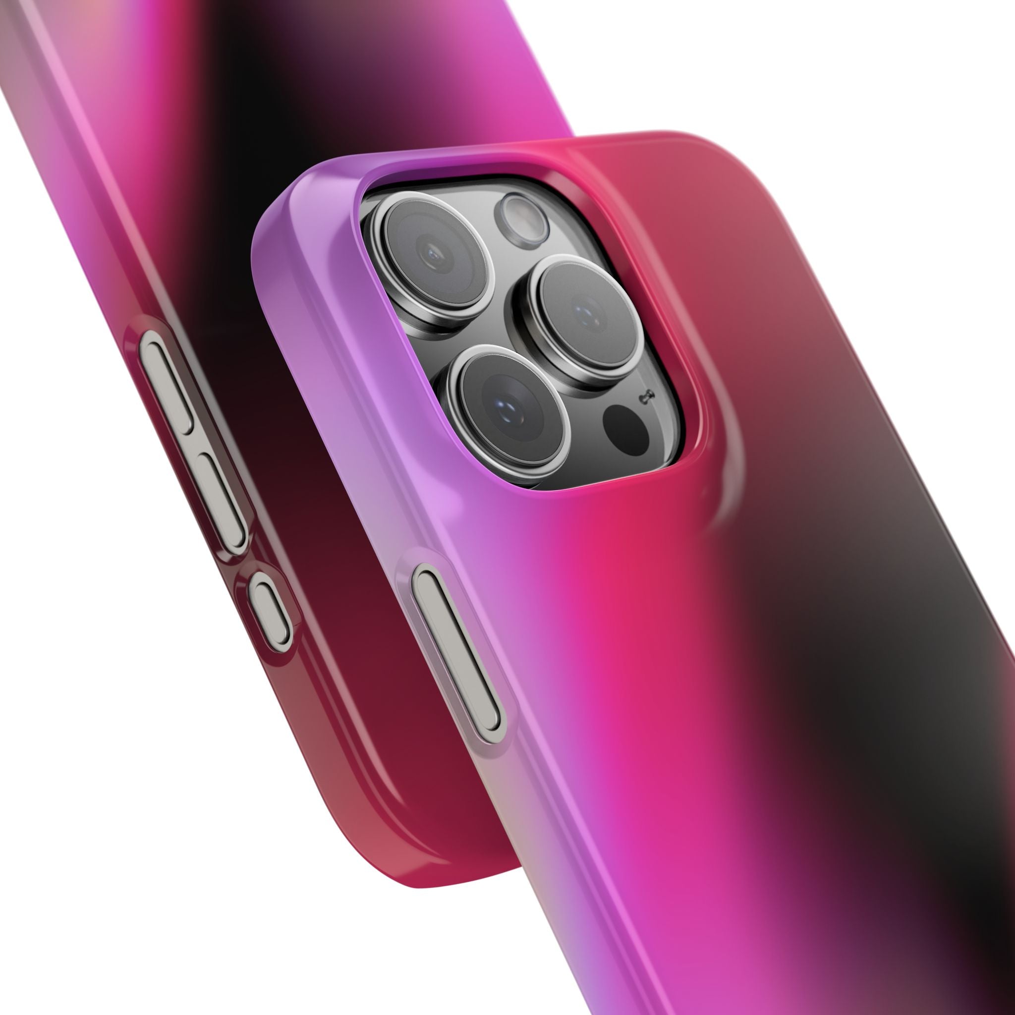 AURORA iPhone slim case - Pink/Black