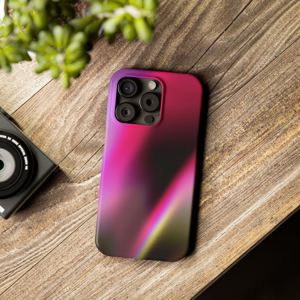 AURORA iPhone slim case - Pink/Black