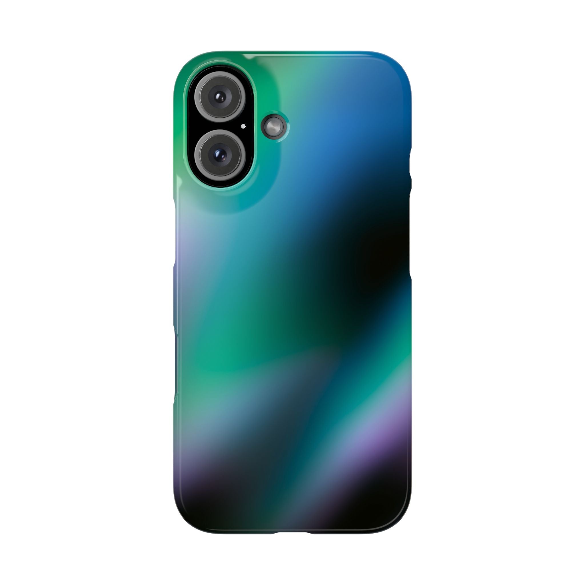 AURORA iPhone Slim case - Teal/Black