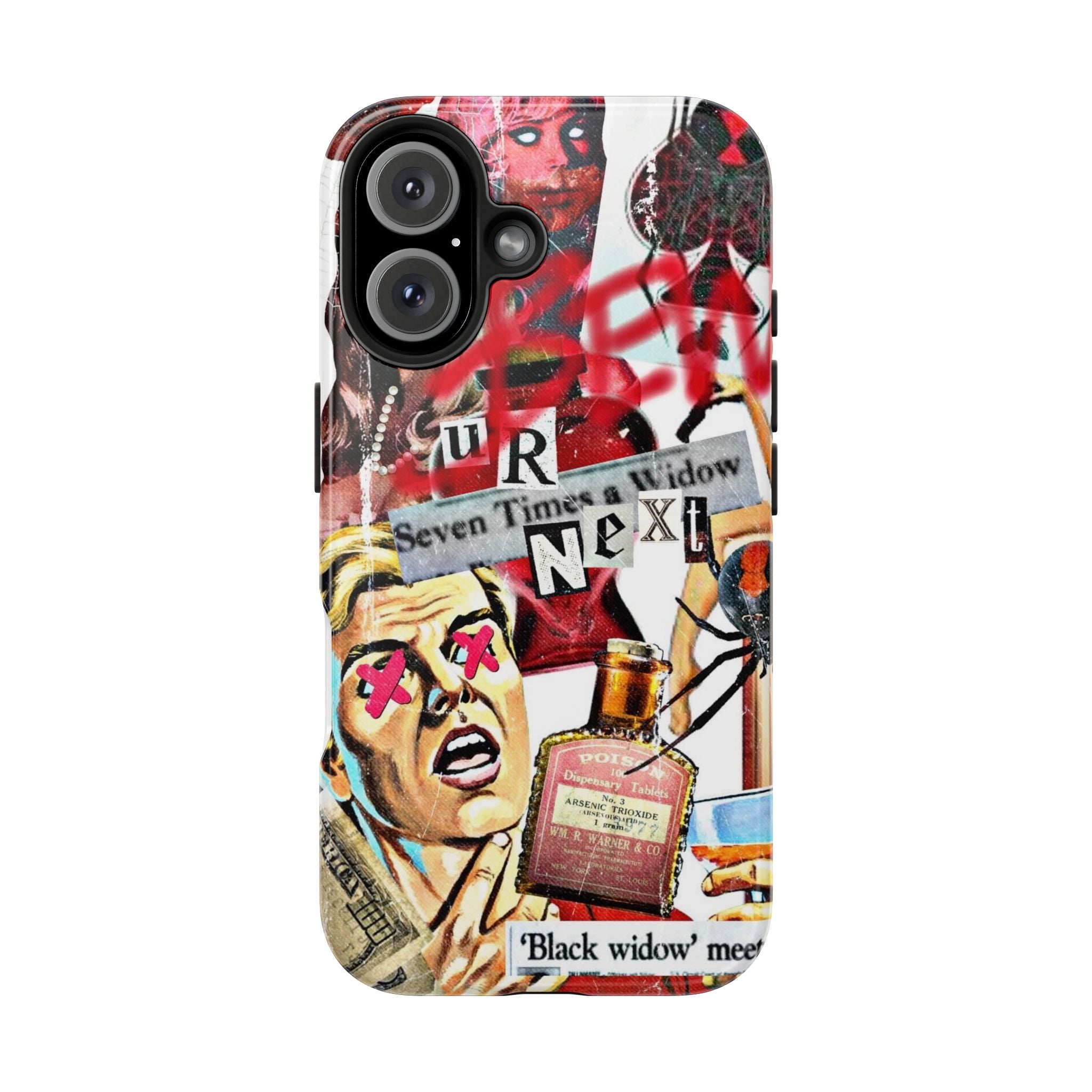 Black widow iPhone case
