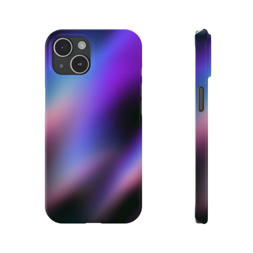 AURORA iPhone slim case - Purple/Black