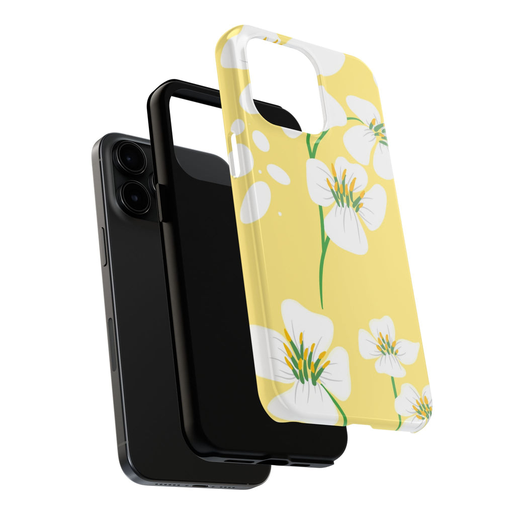 Yellow Florals iPhone Case