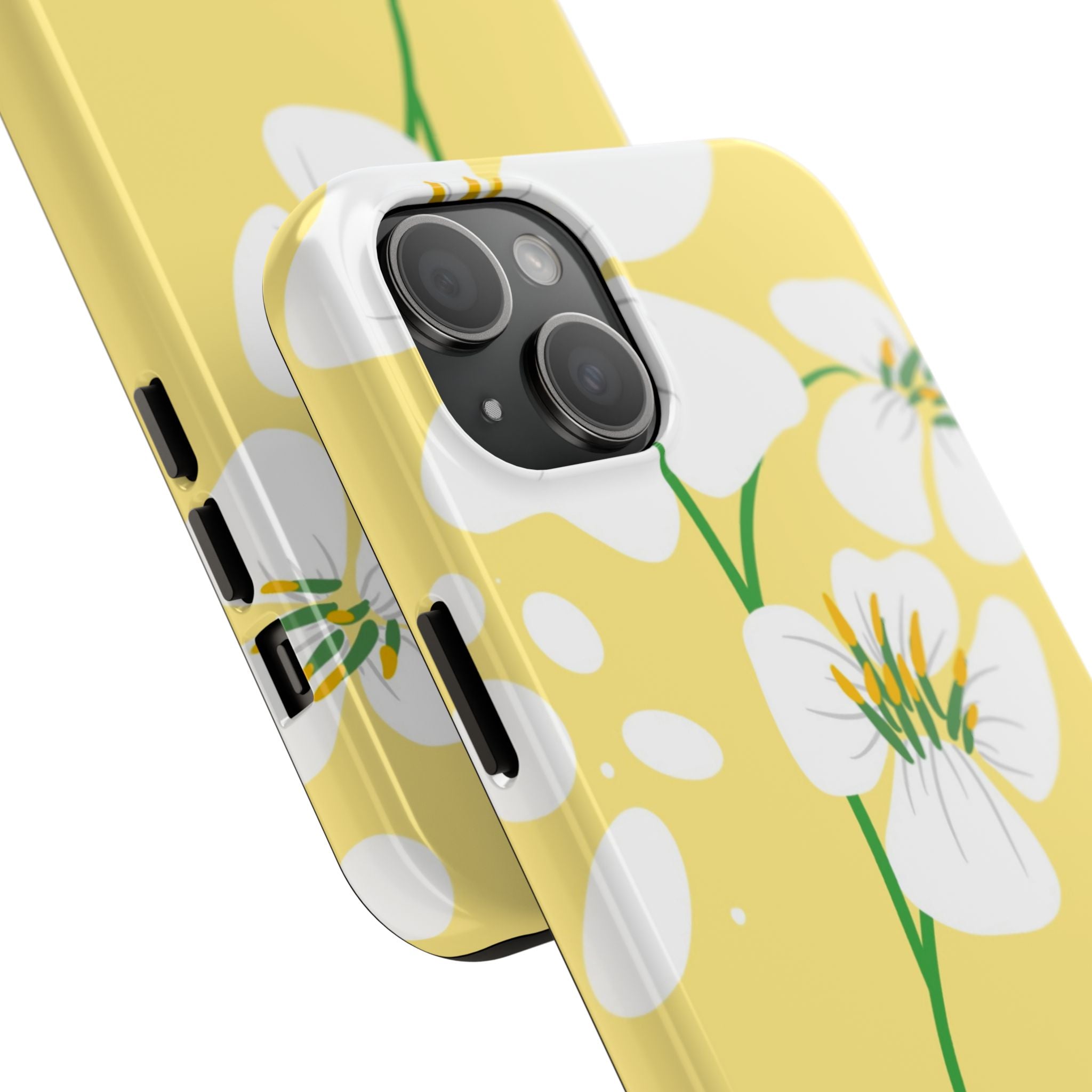 Yellow Florals iPhone Case