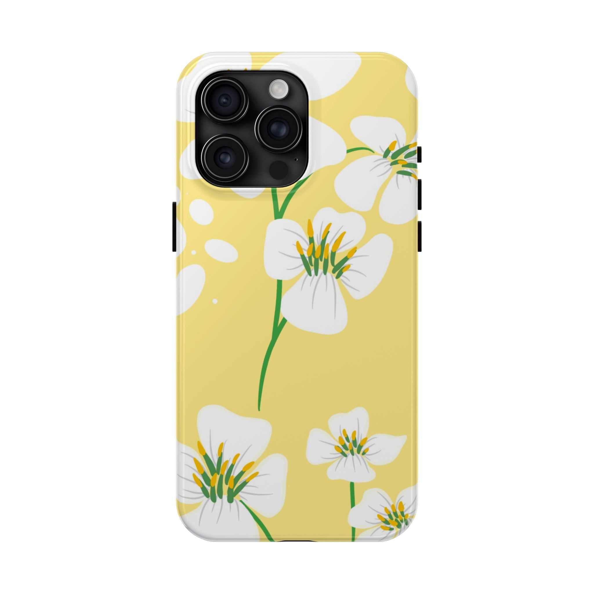 Yellow Florals iPhone Case
