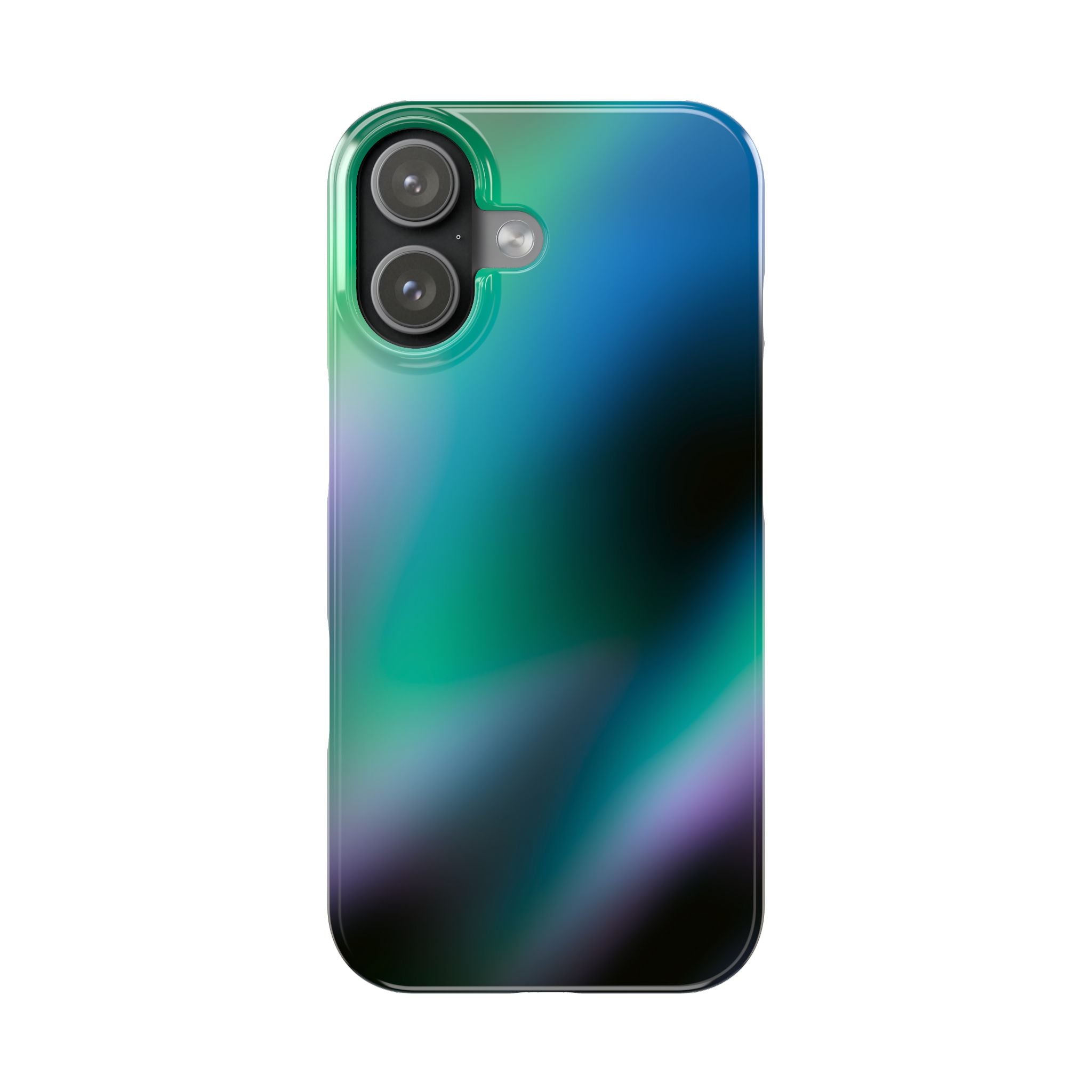 AURORA iPhone Slim case - Teal/Black
