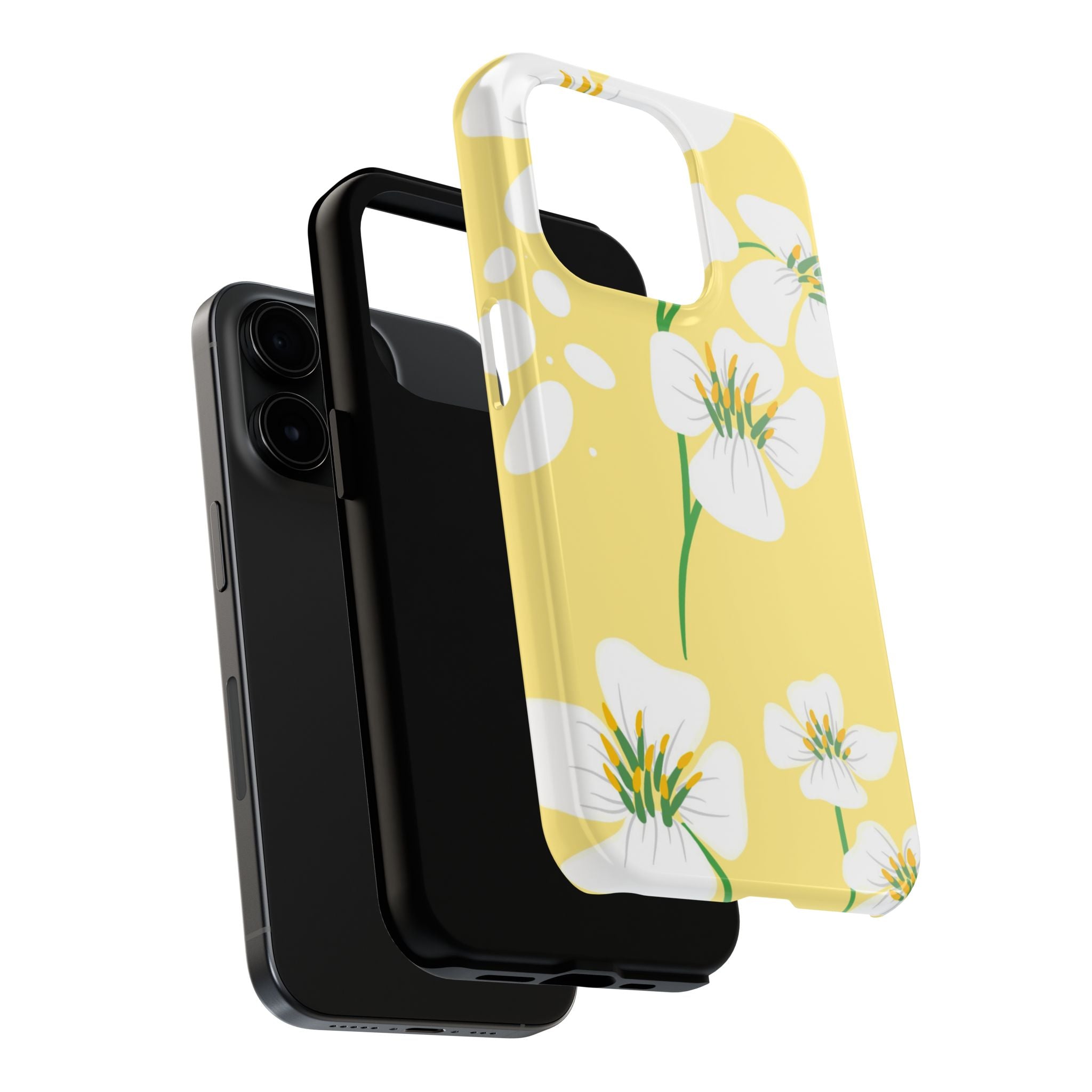 Yellow Florals iPhone Case