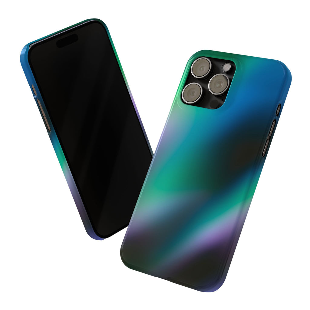 AURORA iPhone Slim case - Teal/Black