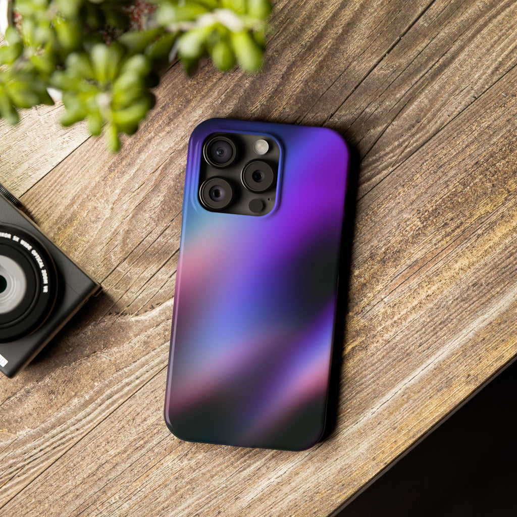 AURORA iPhone slim case - Purple/Black