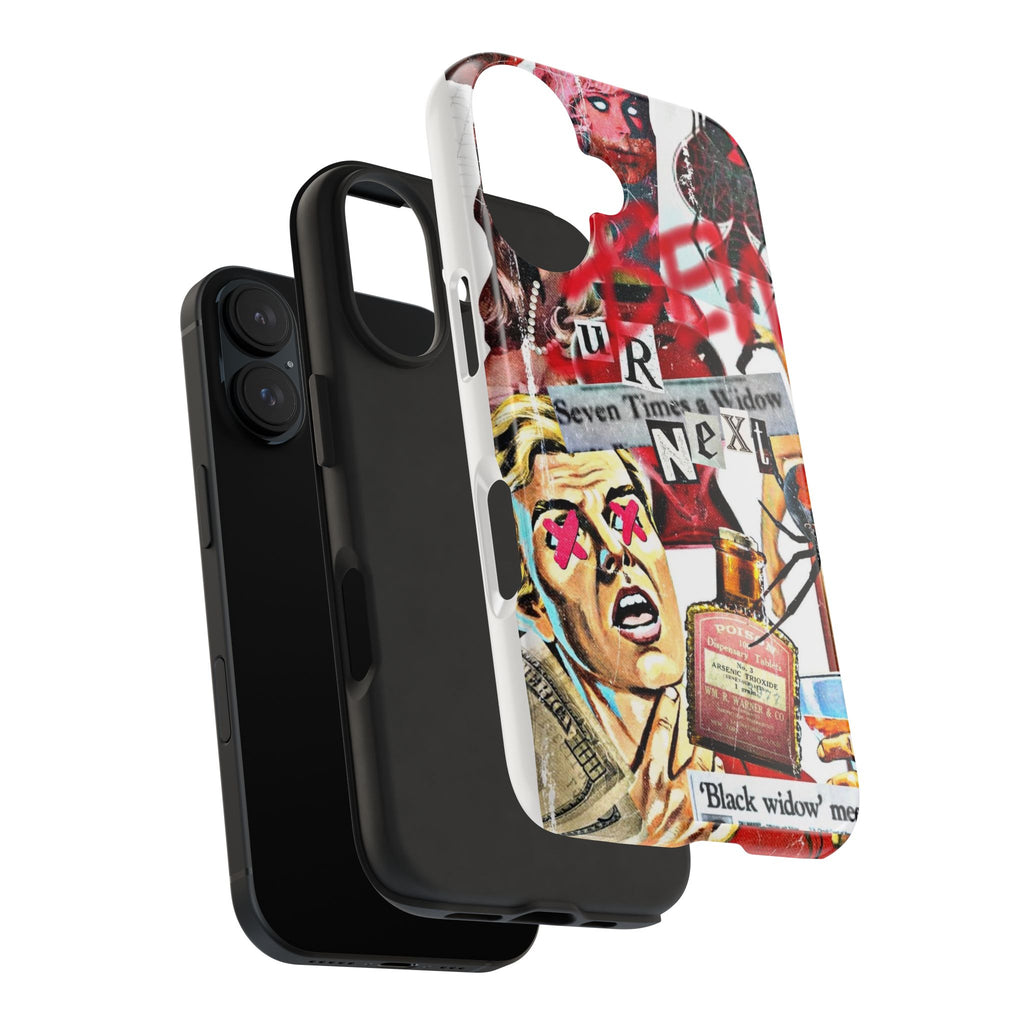 Black widow iPhone case