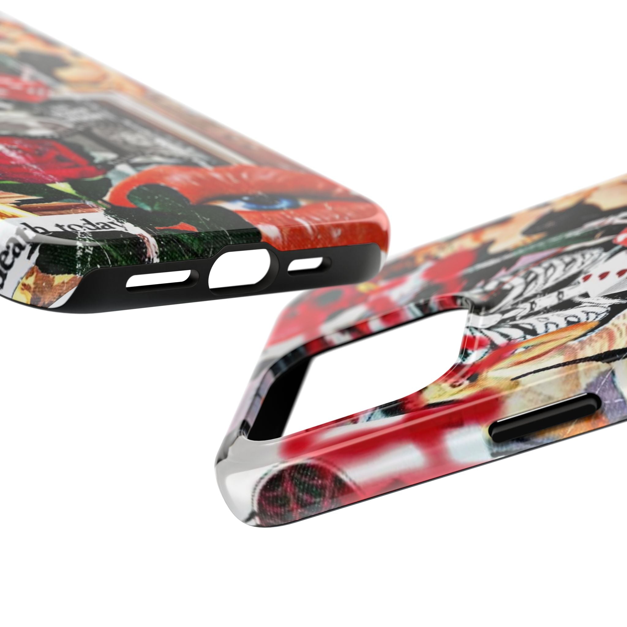 Black widow V2 collage iPhone case