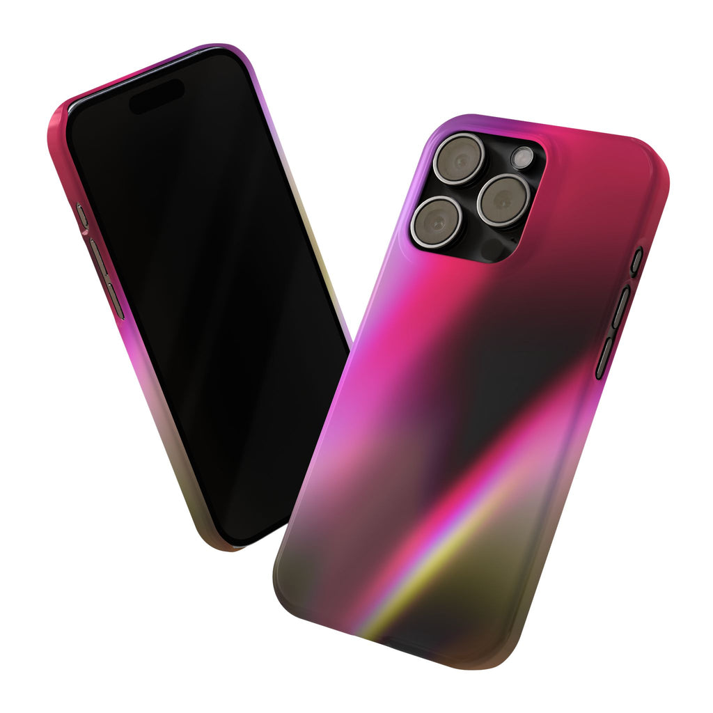 AURORA iPhone slim case - Pink/Black