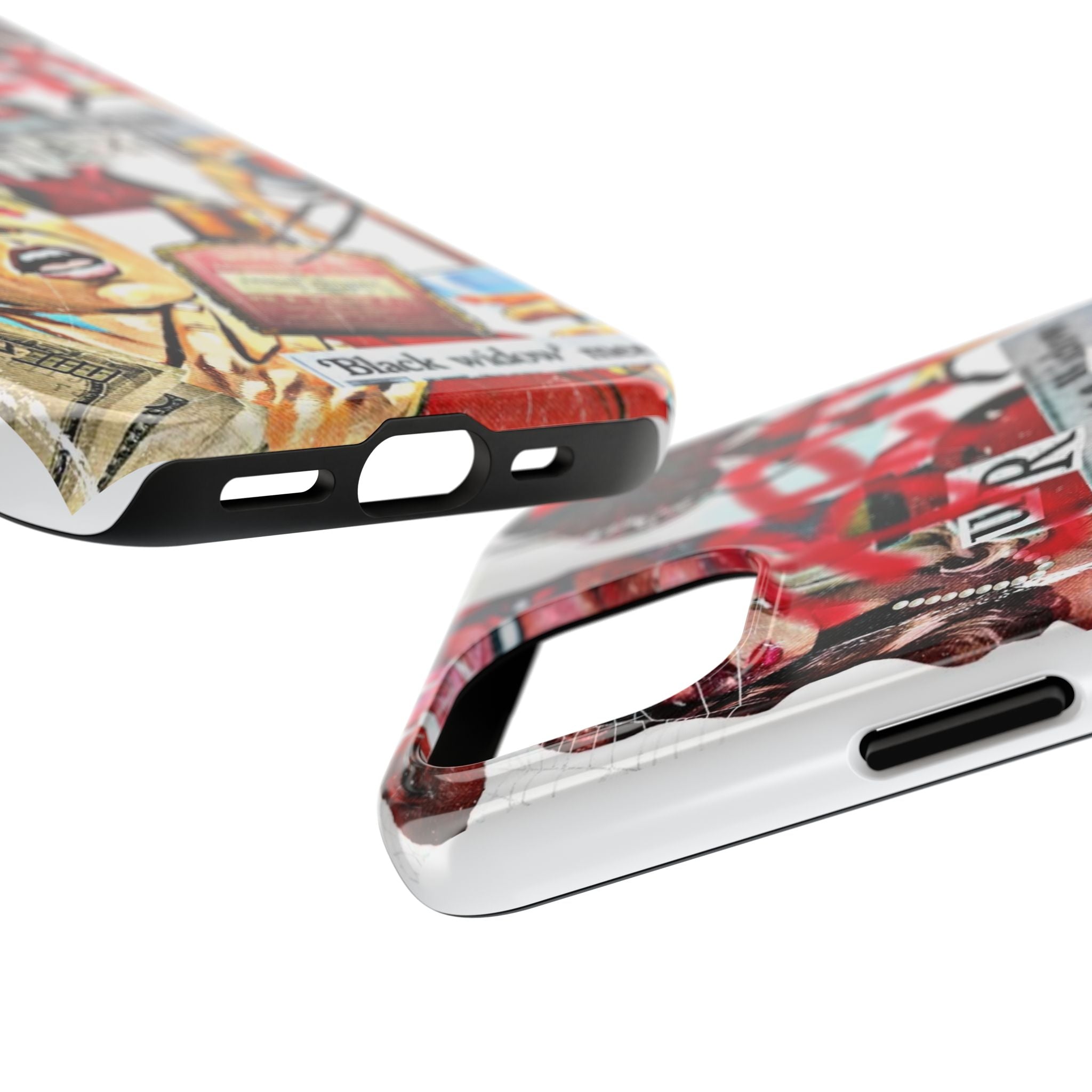 Black widow iPhone case