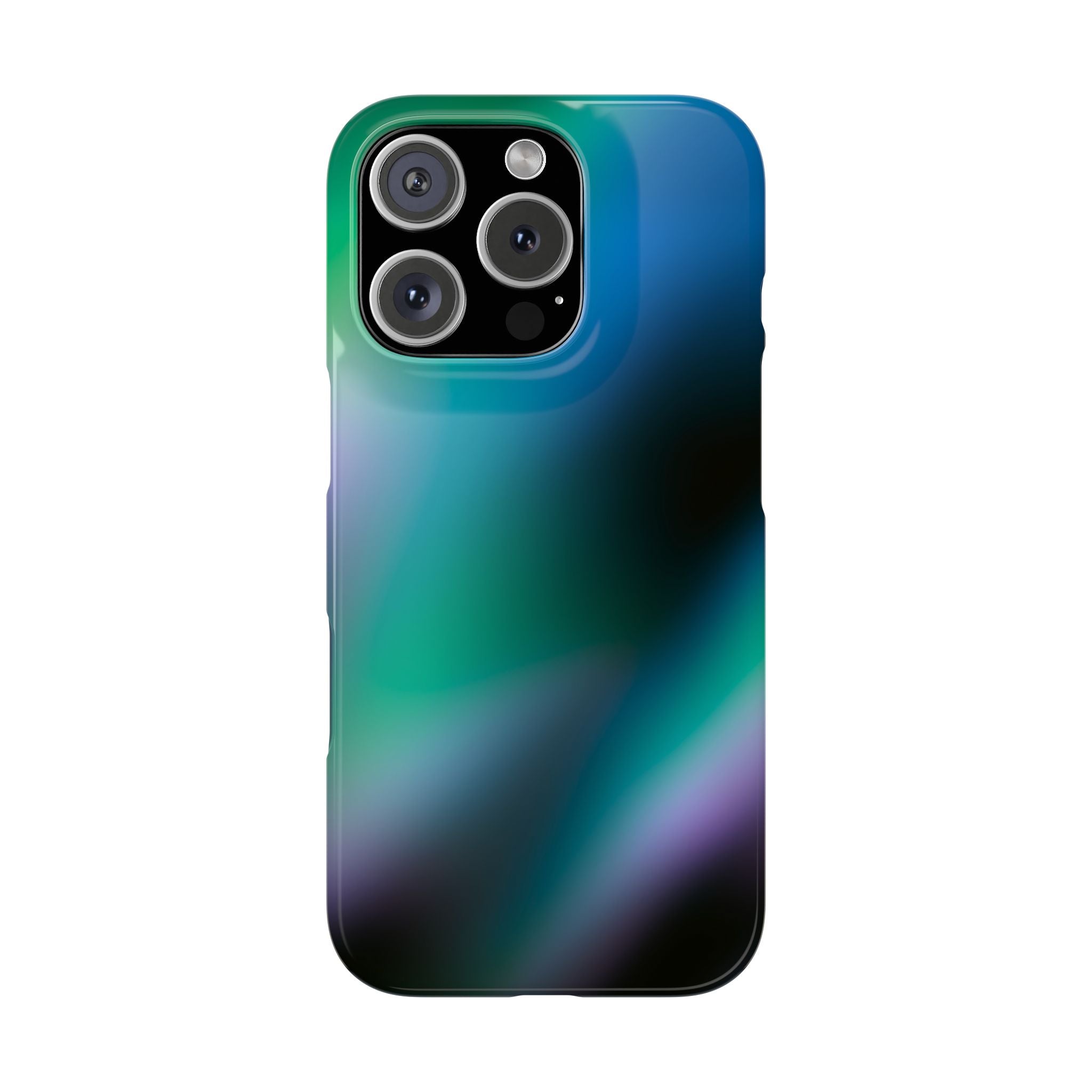 AURORA iPhone Slim case - Teal/Black