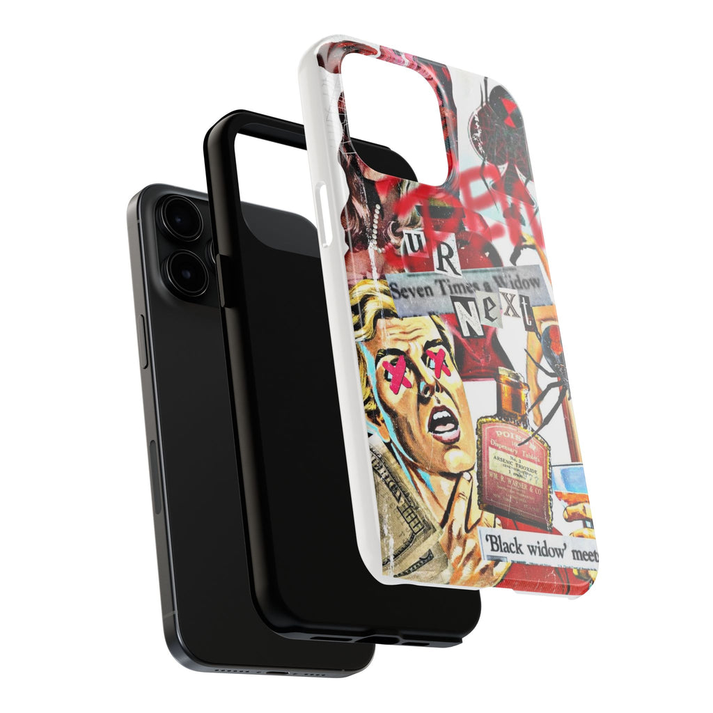 Black widow iPhone case
