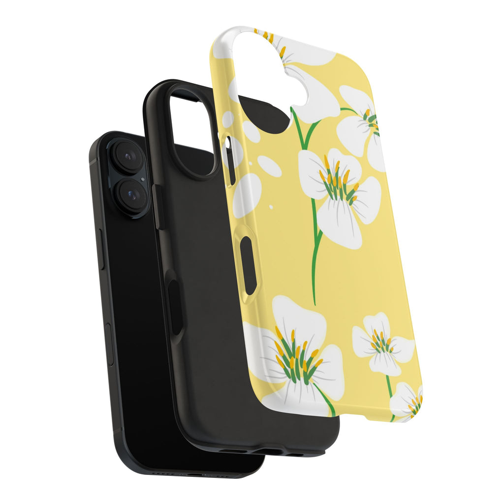 Yellow Florals iPhone Case