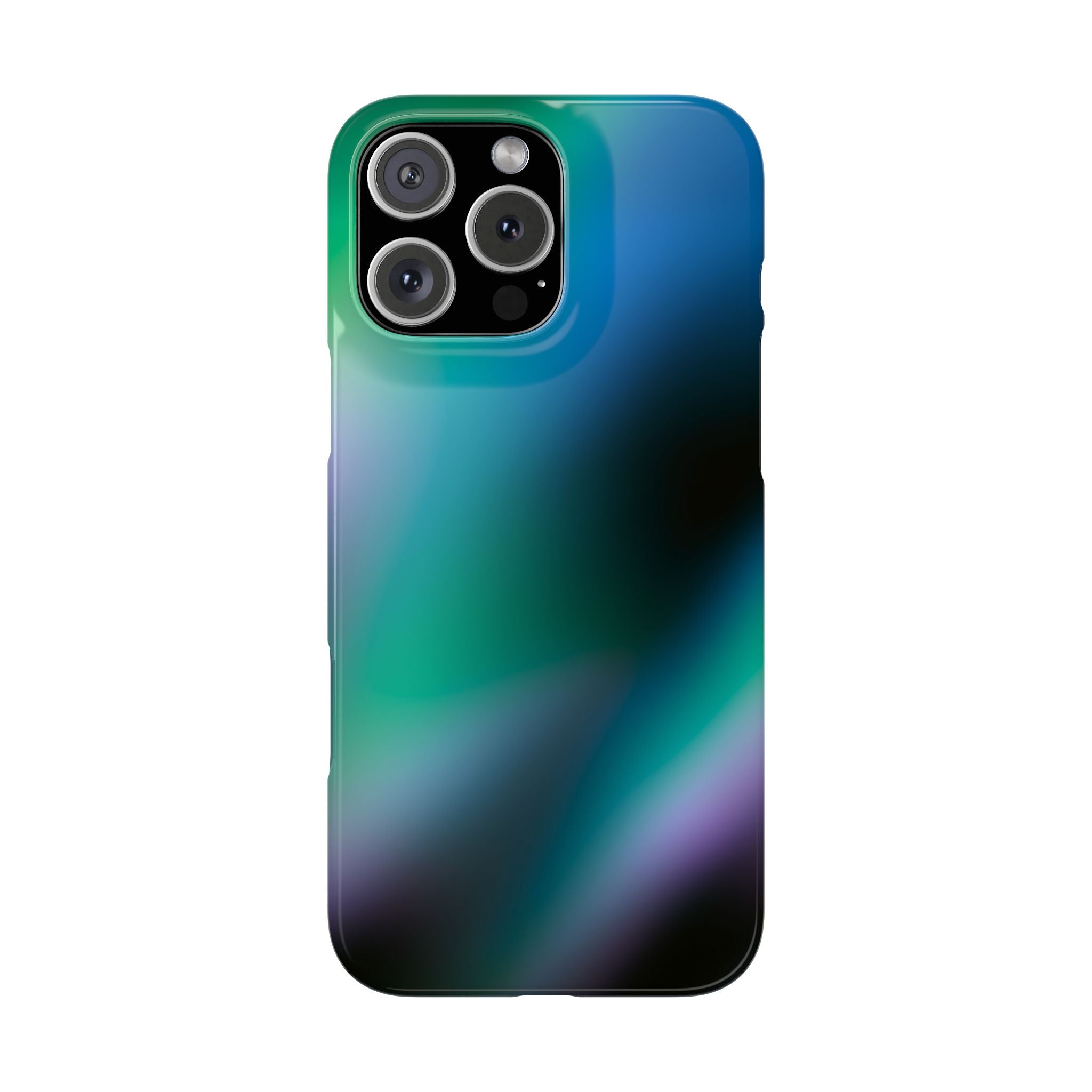AURORA iPhone Slim case - Teal/Black