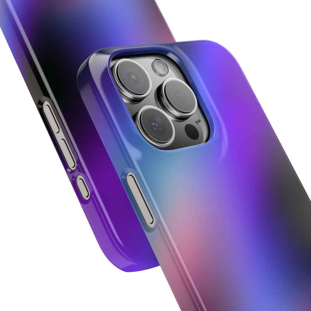 AURORA iPhone slim case - Purple/Black