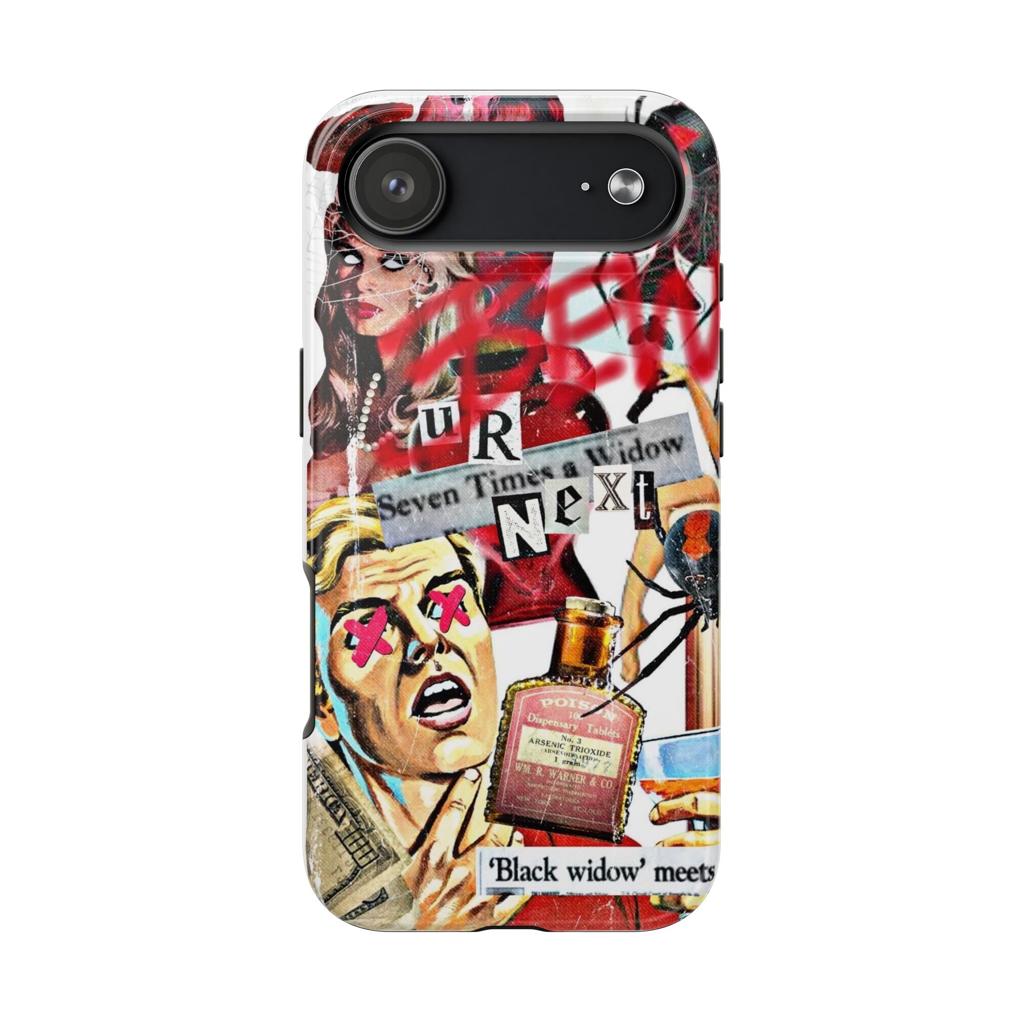 Black widow iPhone case