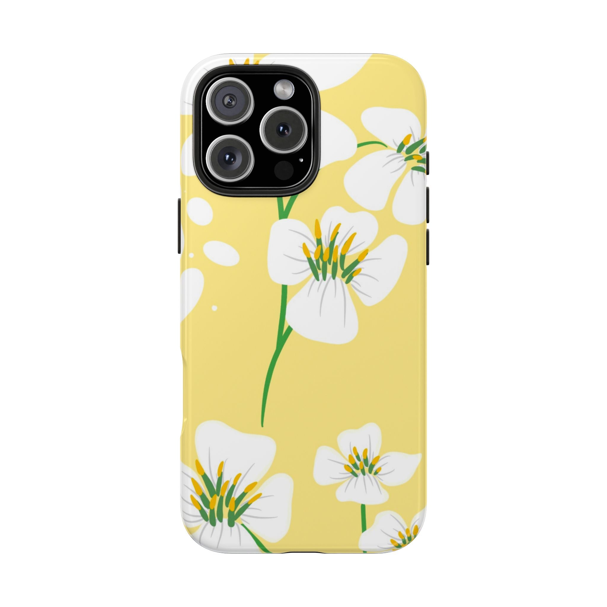 Yellow Florals iPhone Case