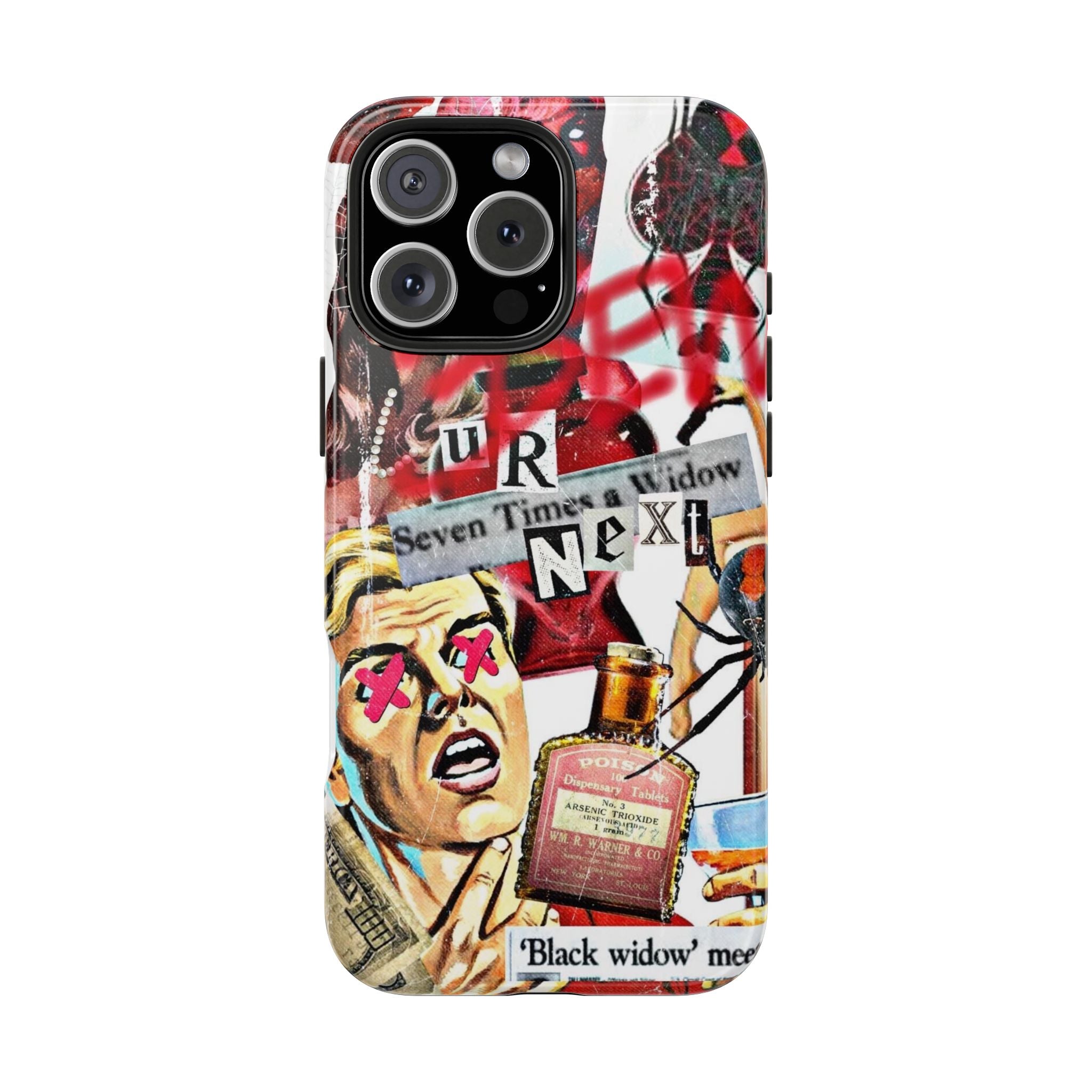 Black widow iPhone case