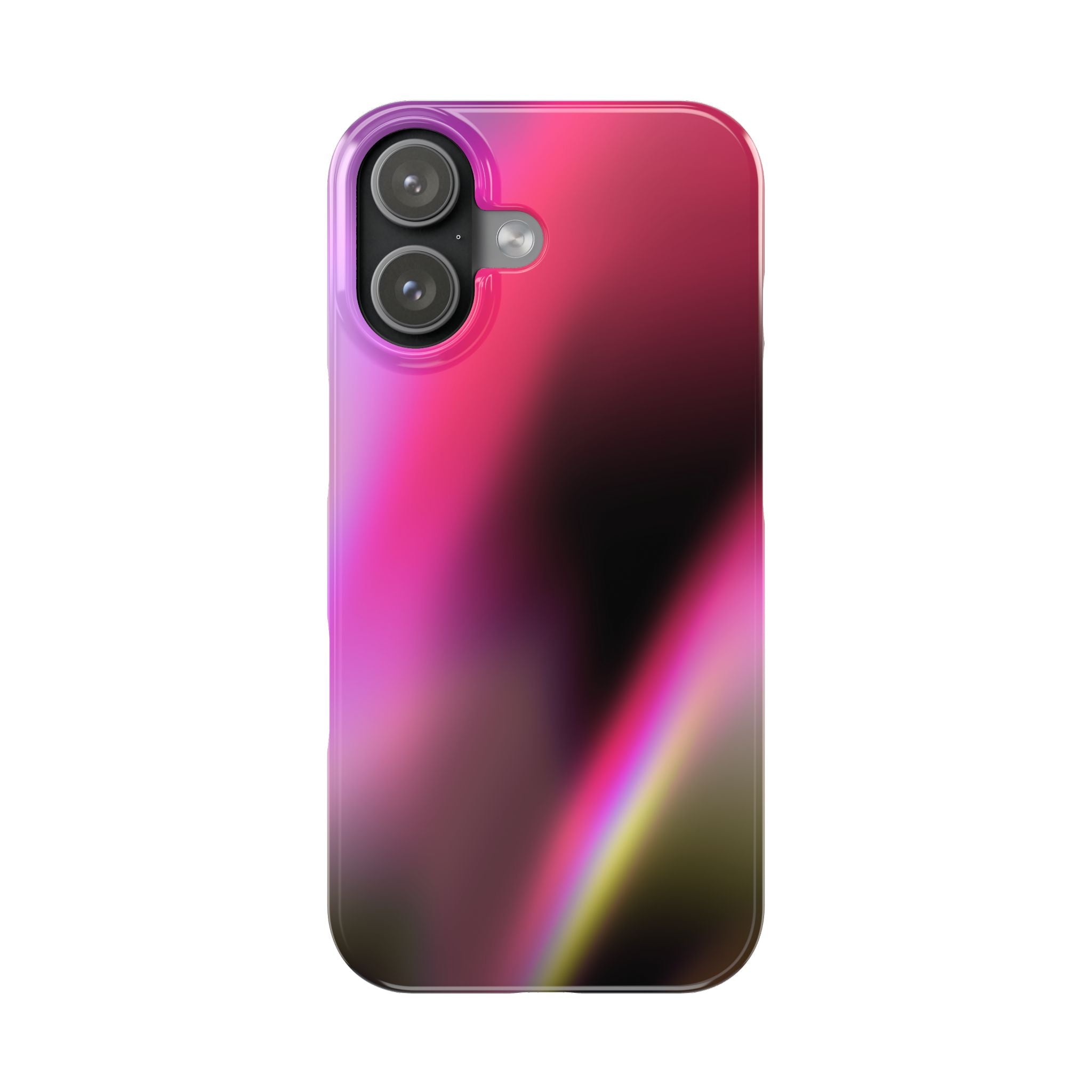 AURORA iPhone slim case - Pink/Black