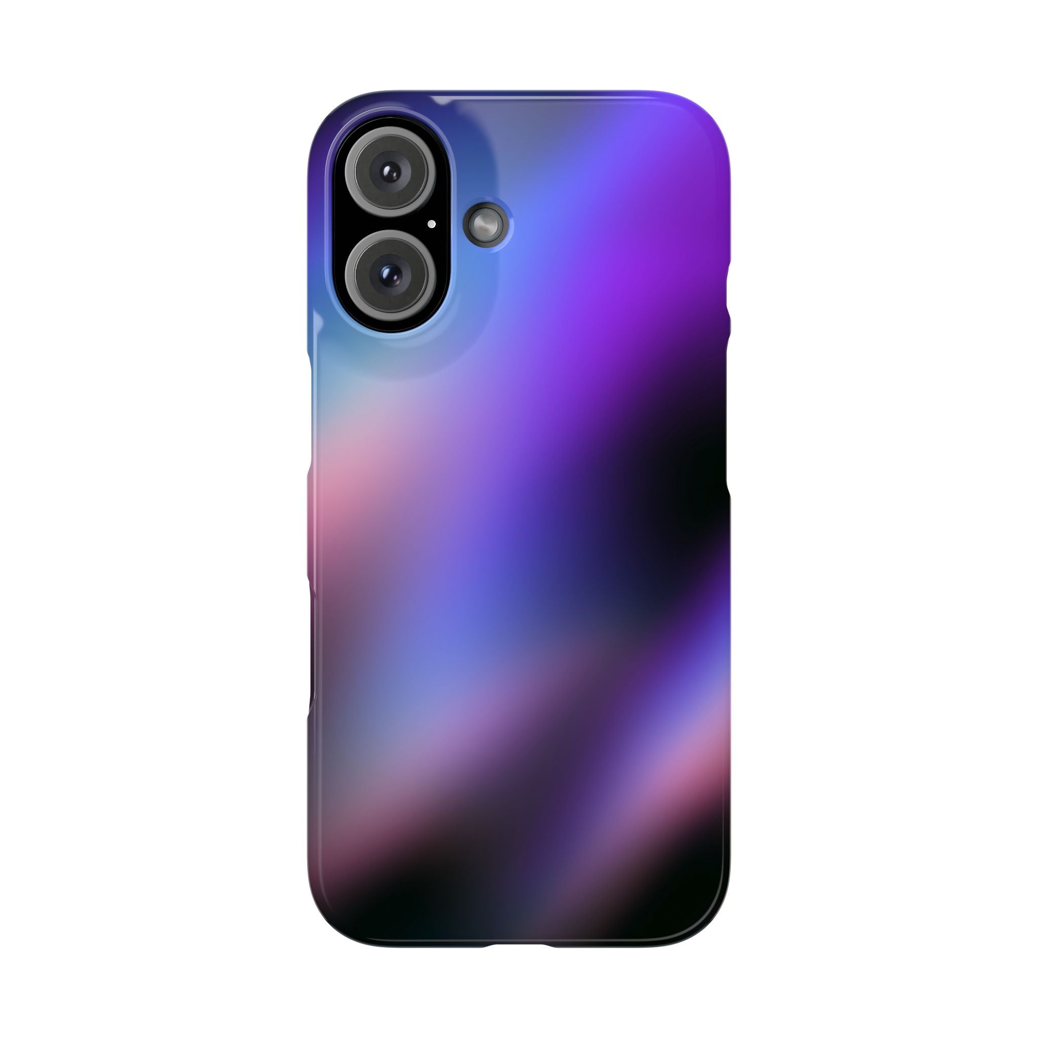 AURORA iPhone slim case - Purple/Black