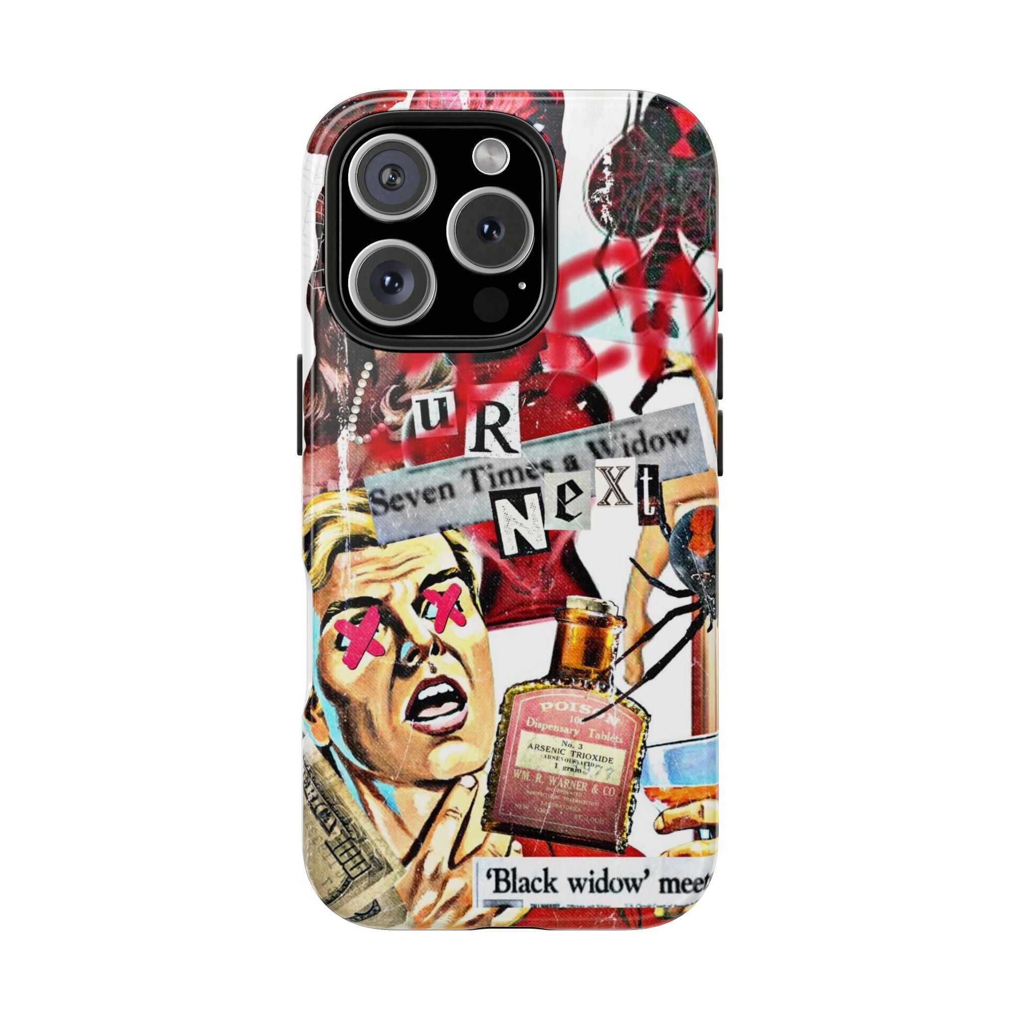 Black widow iPhone case