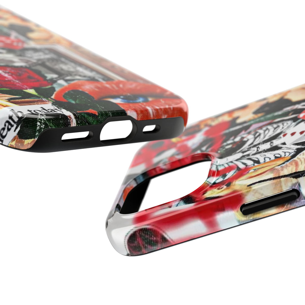Black widow V2 collage iPhone case