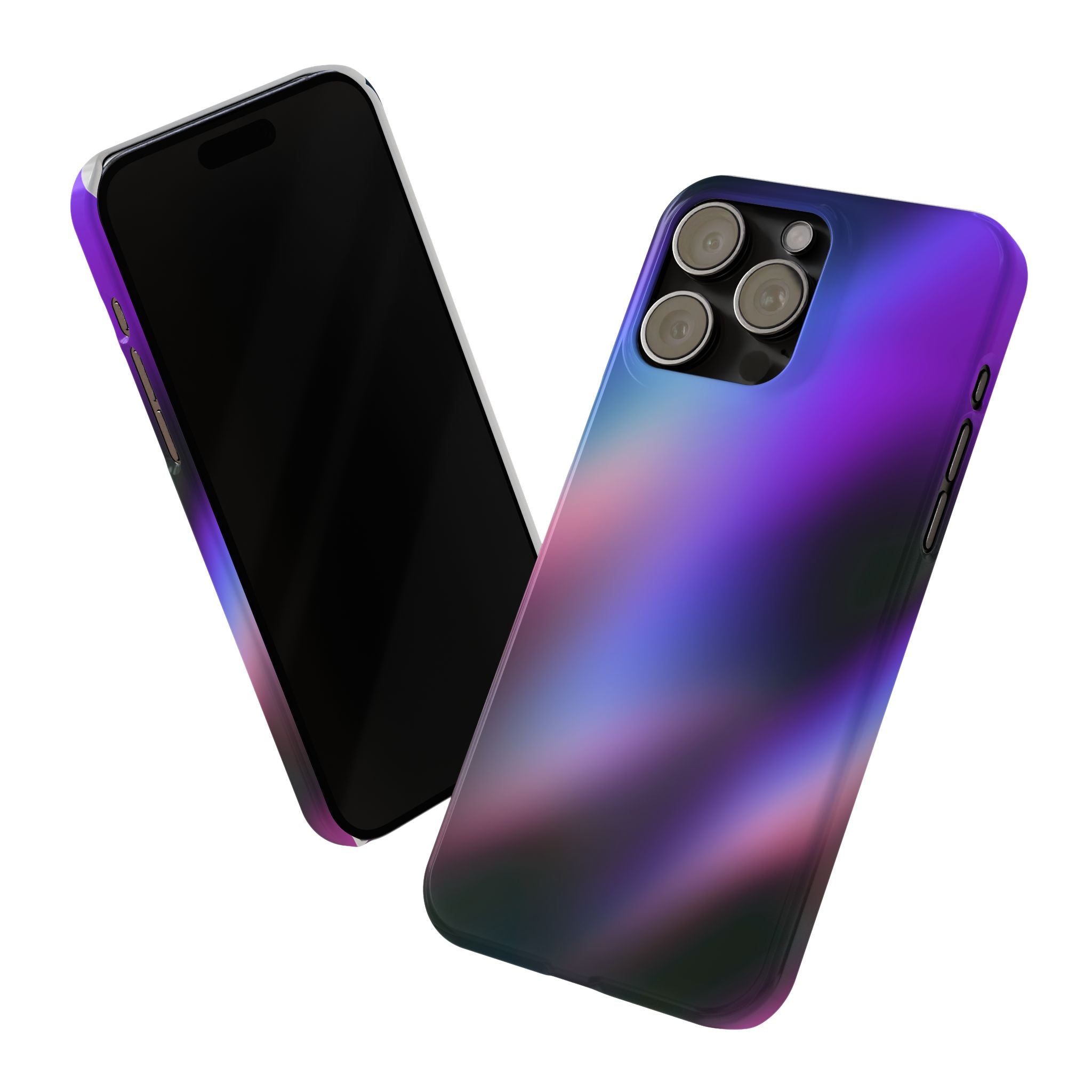 AURORA iPhone slim case - Purple/Black