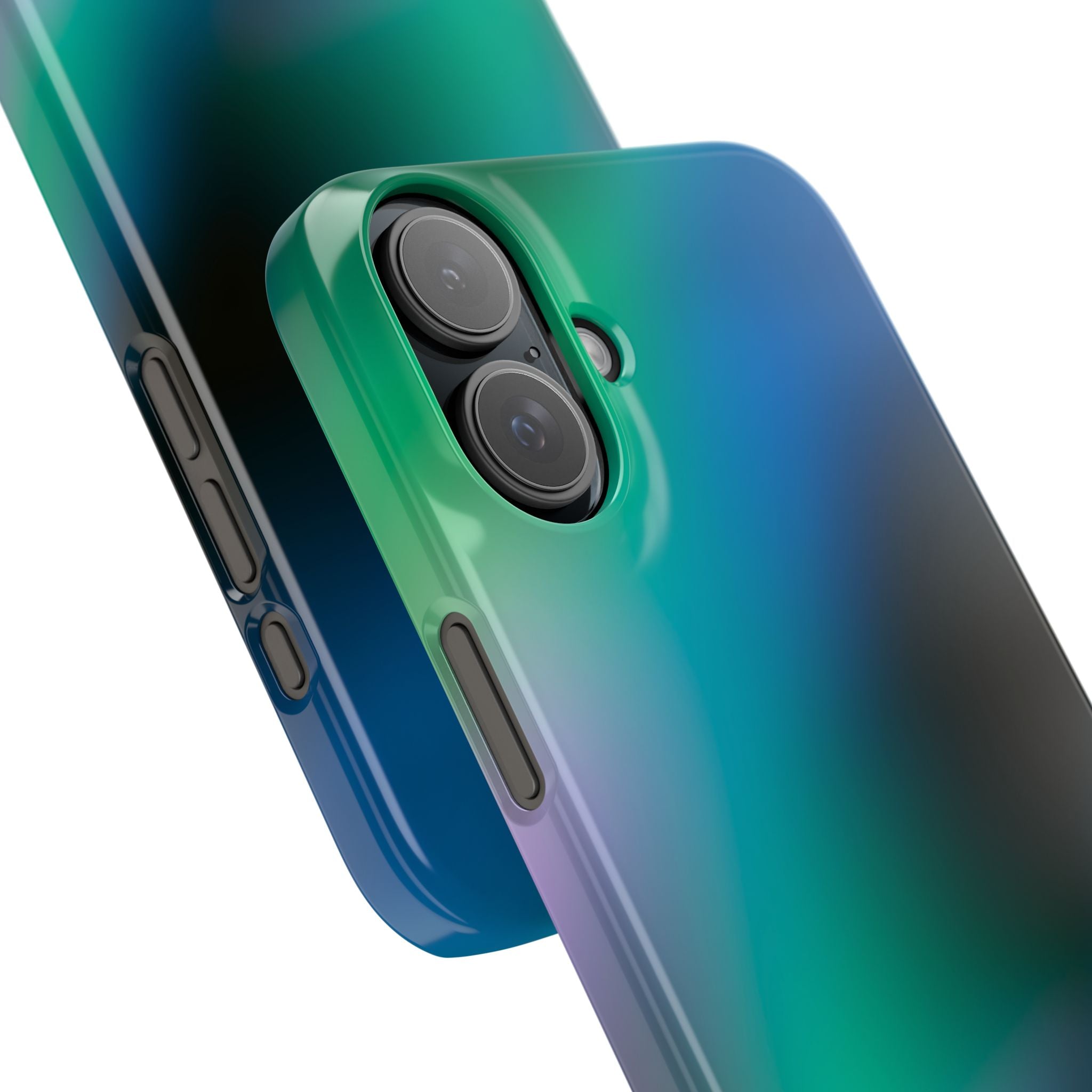 AURORA iPhone Slim case - Teal/Black